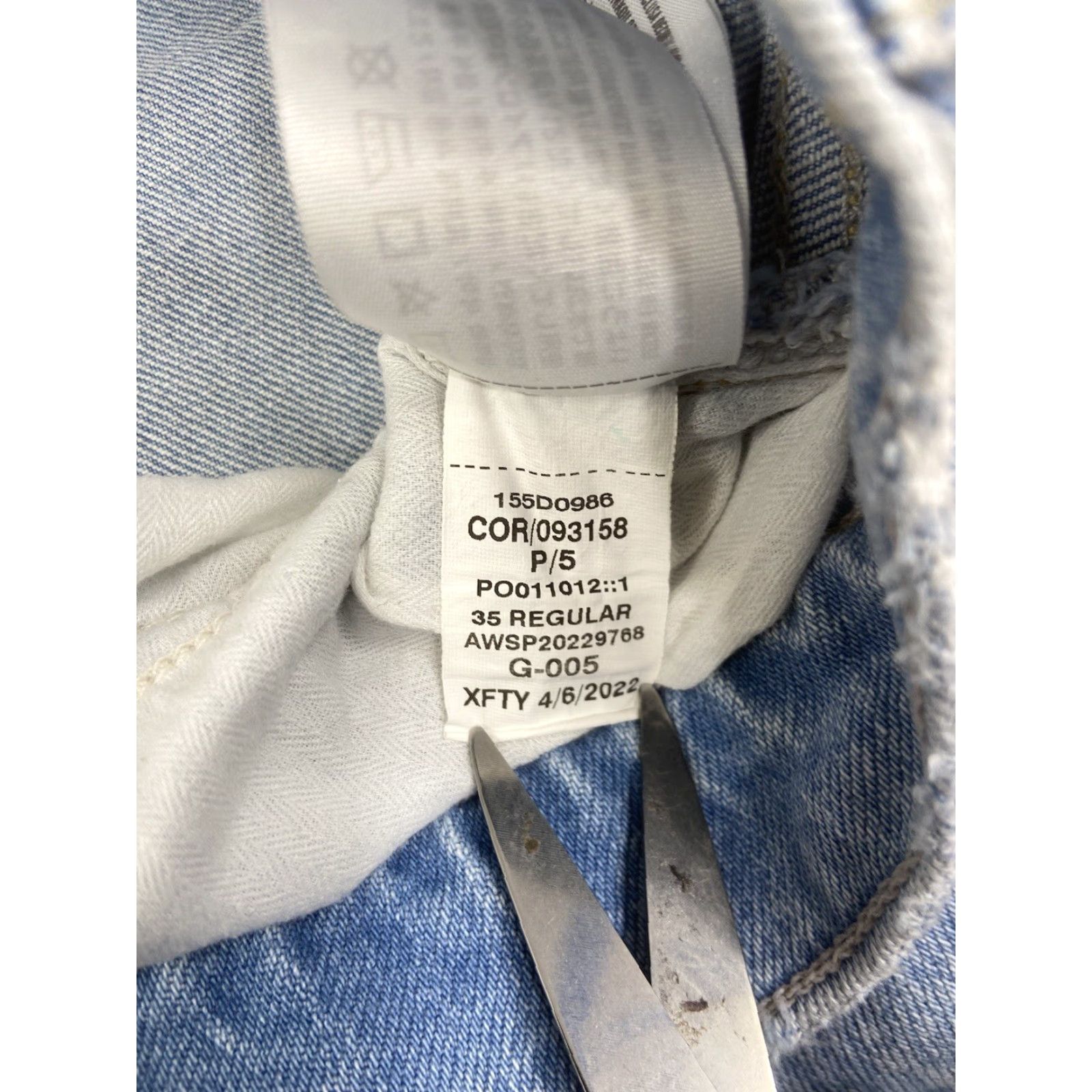Abercrombie & Fitch Abercrombie & Fitch The 90s Jeans 35/20R Light Blue Denim High Rise Straight 90s Womens Size 24" / US 00 / IT 34 - 7 Thumbnail