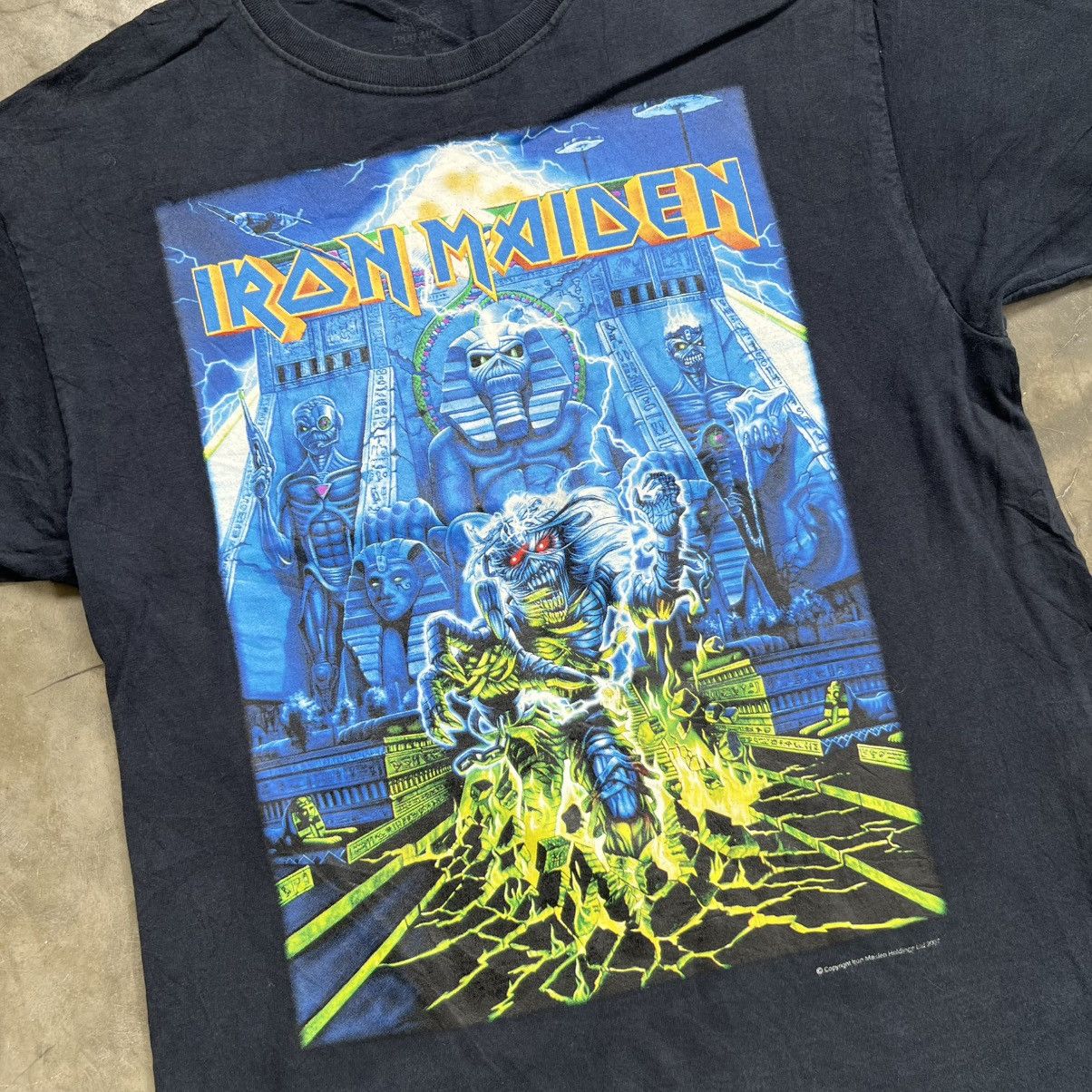 Iron Maiden Iron Maiden 2007 Somewhere Back In Time World Tour T-shirt Size US L / EU 52-54 / 3 - 3 Thumbnail