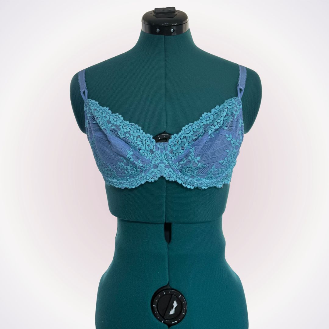 Other Wacoal Blue & Aqua Lace Bra | Sz 34C Size ONE SIZE - 1 Thumbnail