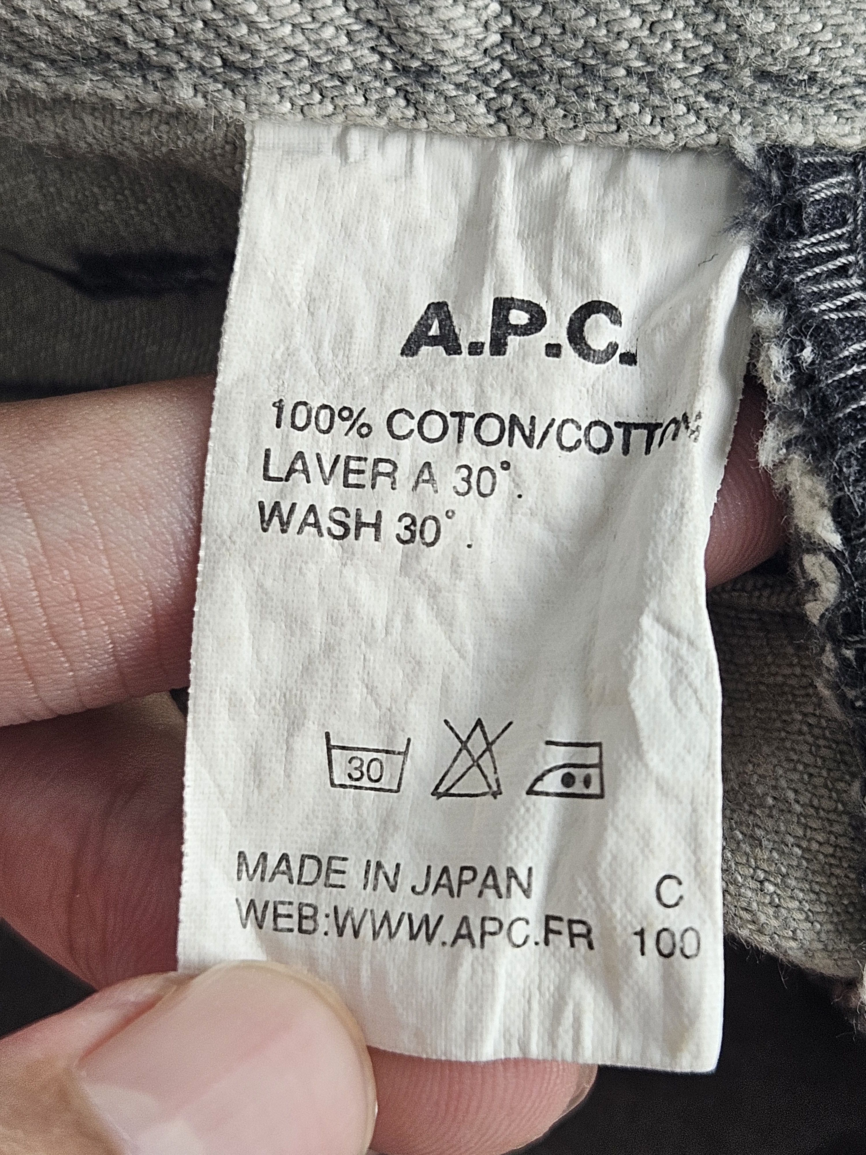 A.P.C. APC Reu de Fleurus Paris Jeans Size US 29 - 7 Thumbnail