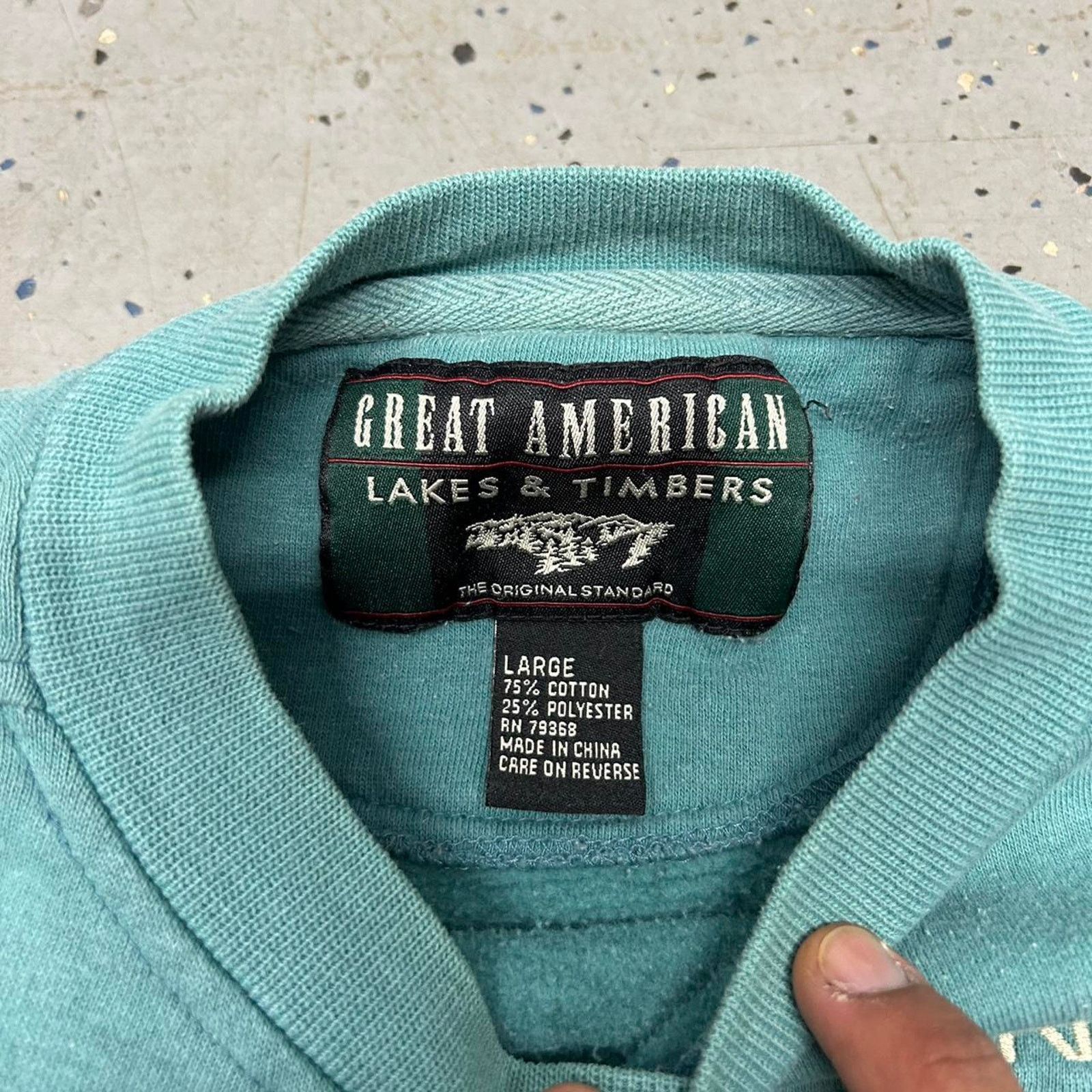 Other VTG American Wilderness Outdoor Outfitters sweatshirt Size L / US 10 / IT 46 - 4 Thumbnail