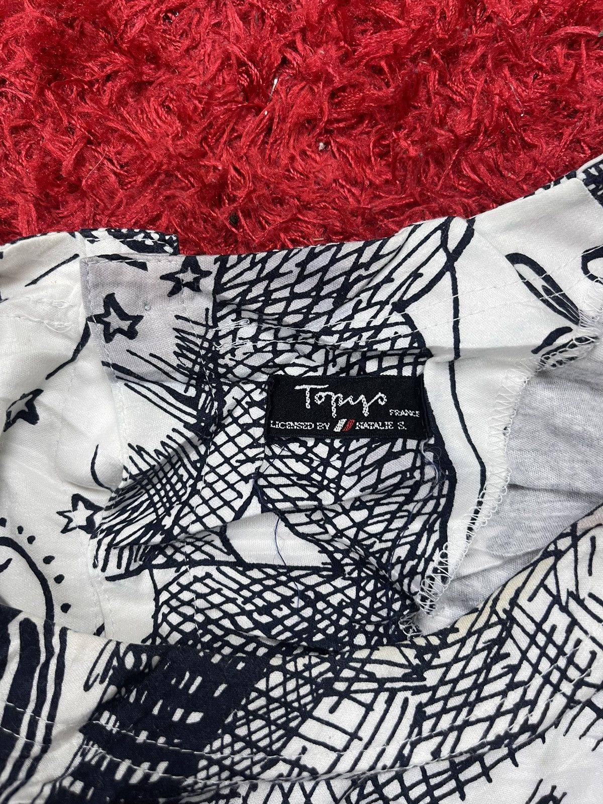 Japanese Brand Topyo Natalie Full Print Long Sleeve Tshirt Size US L / EU 52-54 / 3 - 3 Thumbnail