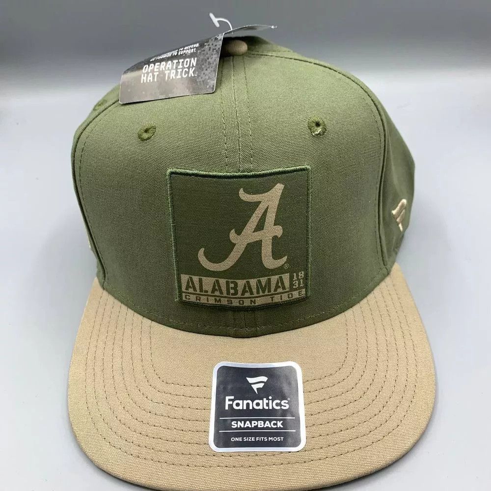 Other Alabama Crimson Tide Hat Men OHT Fanatics Snap Back Cap New Size ONE SIZE - 1 Thumbnail