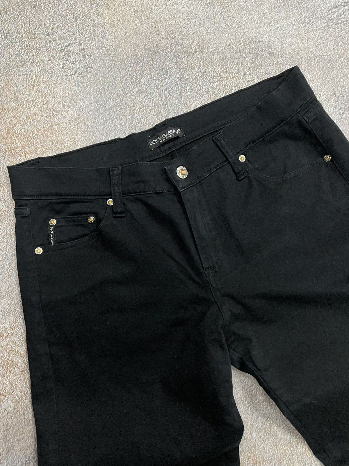 Dolce & Gabbana Vintage Dolce&Gabbana Big Logo Black Pants Size US 34 / EU 50 - 5 Thumbnail