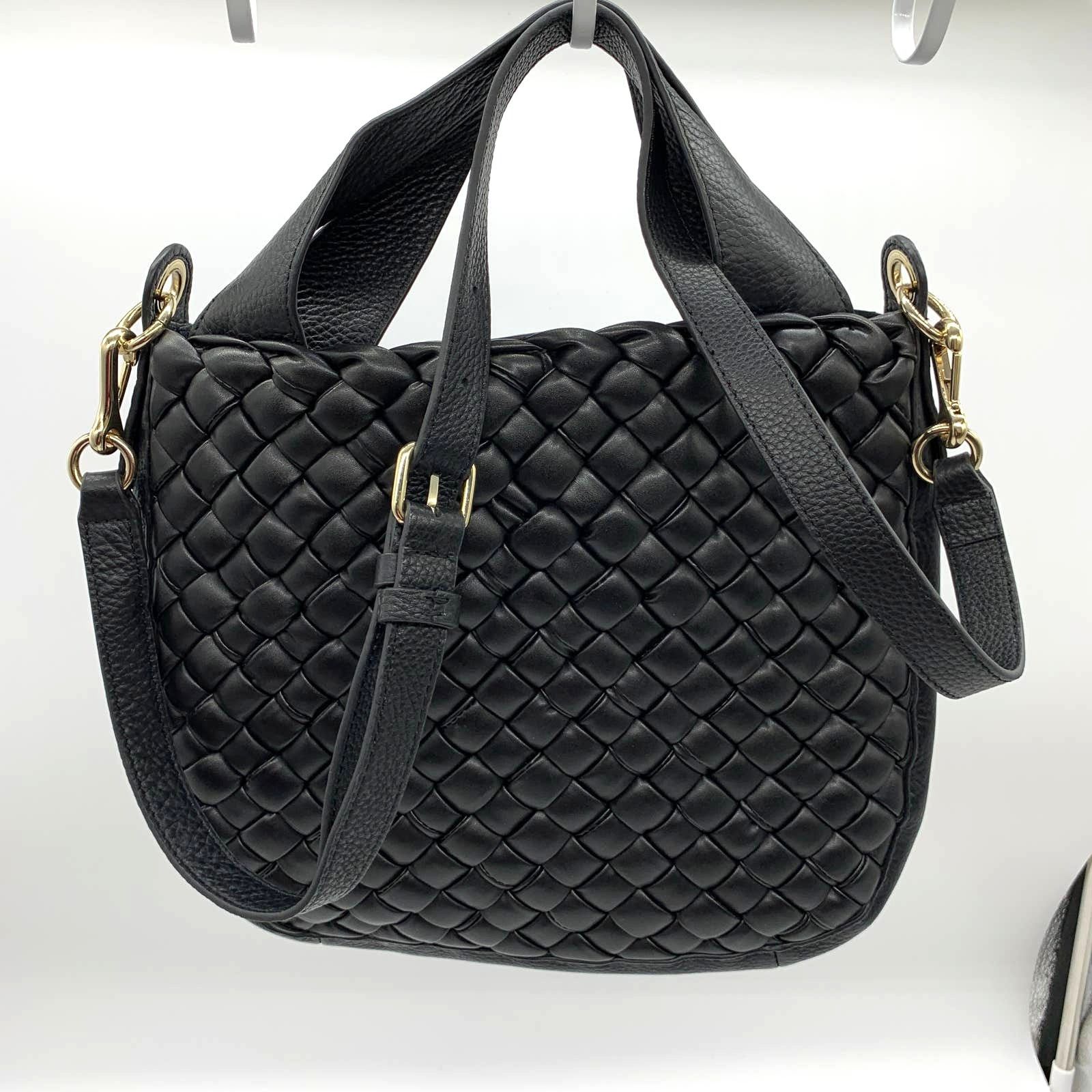 Other Vince Camuto Leather Handbags Puffy Weave Tote Miki Size ONE SIZE - 9 Thumbnail