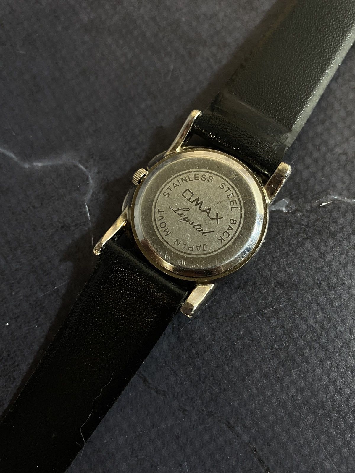 Japanese Brand Classic QMAX Leather Strap Watch Japanese Brand Size ONE SIZE - 8 Thumbnail