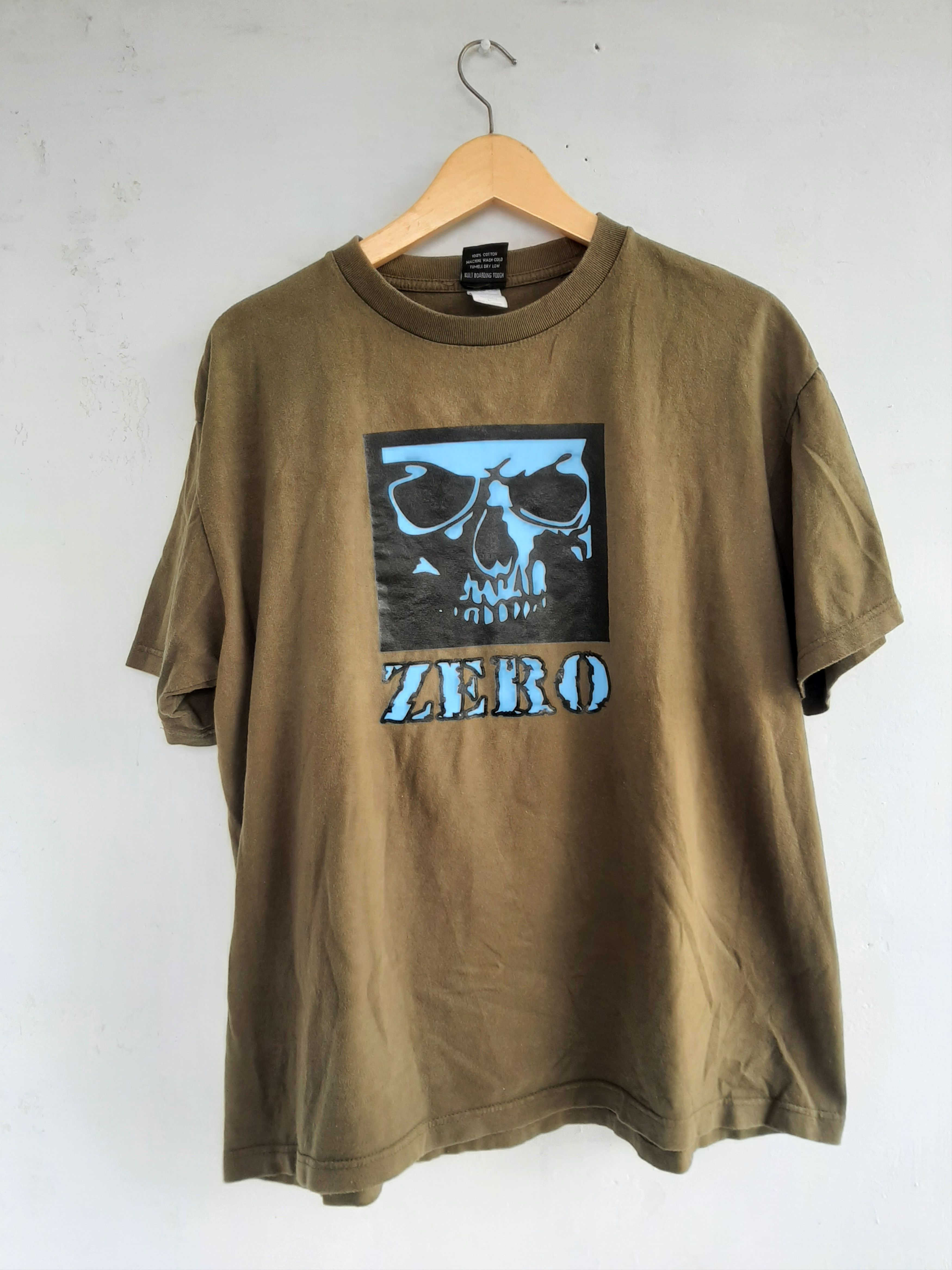 If Six Was Nine × Vintage Vintage Y2k Zero Skulls Logo Skateboards tee Size US L / EU 52-54 / 3 - 7 Thumbnail
