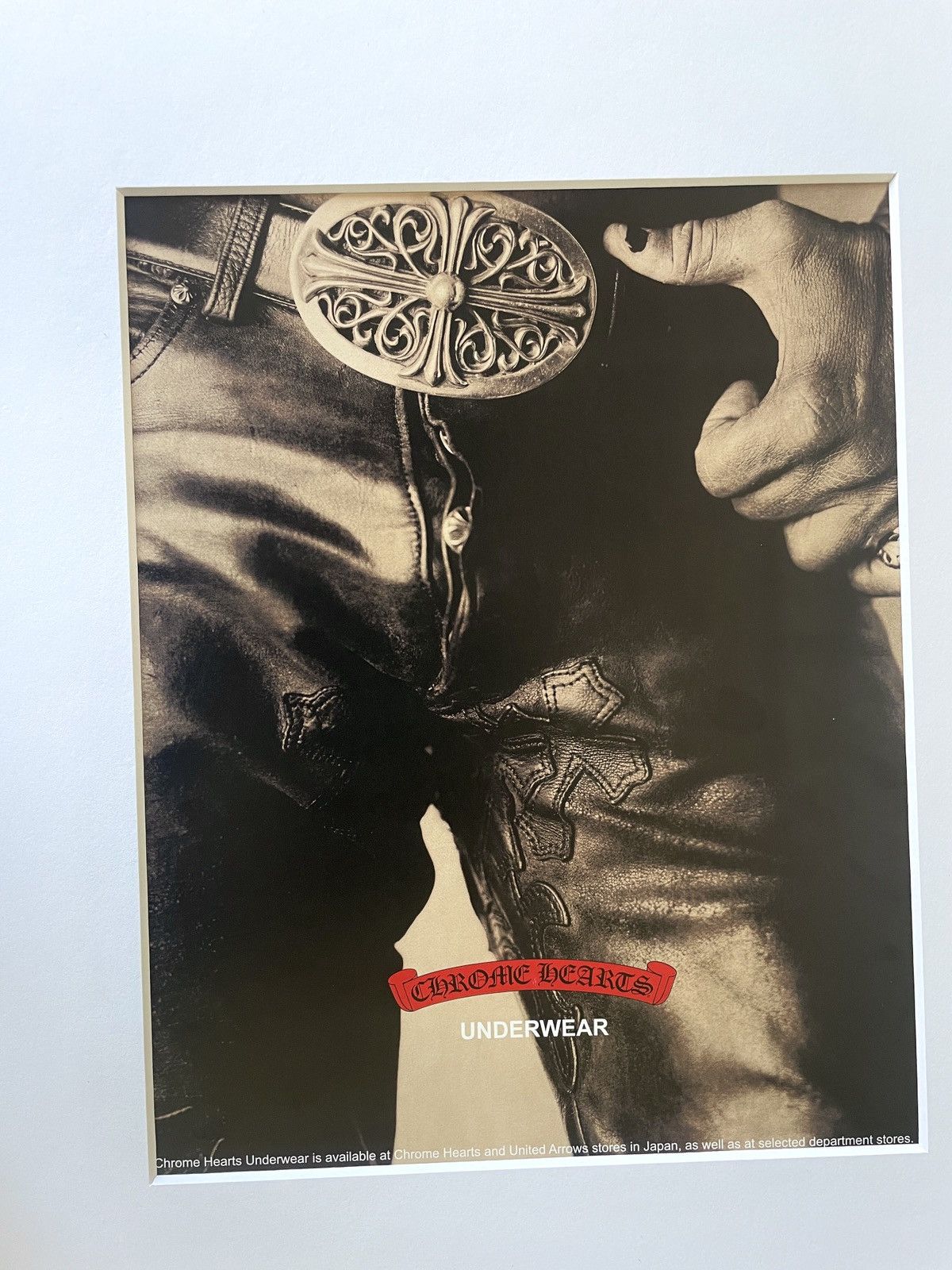 Chrome Hearts Chrome Hearts 11x14 pants Sealed Matted Frame poster Size ONE SIZE - 2 Thumbnail