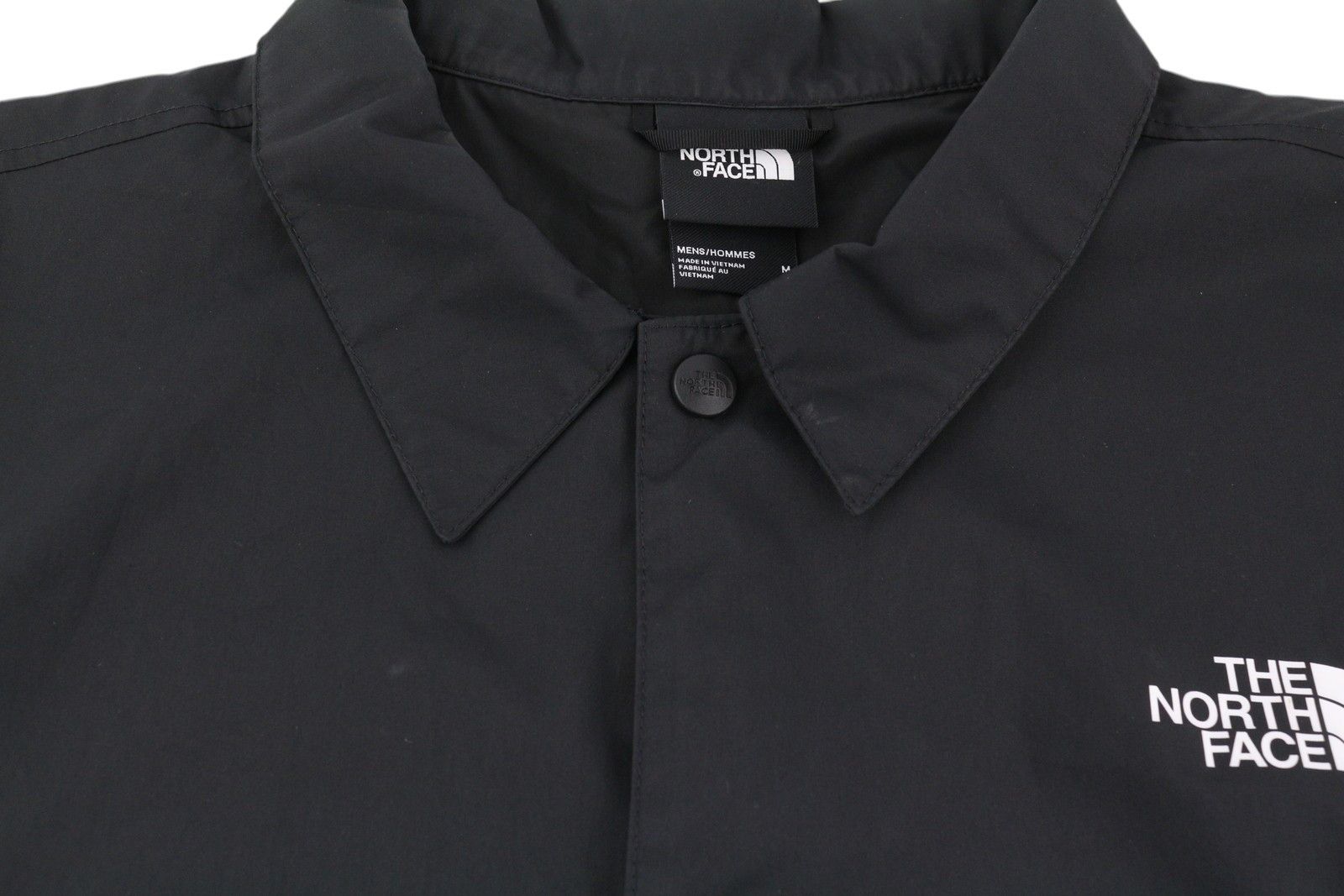 The North Face M Black Windwall Polo Neck Snap Buttons Lightweight 84369 Size US M / EU 48-50 / 2 - 11 Thumbnail