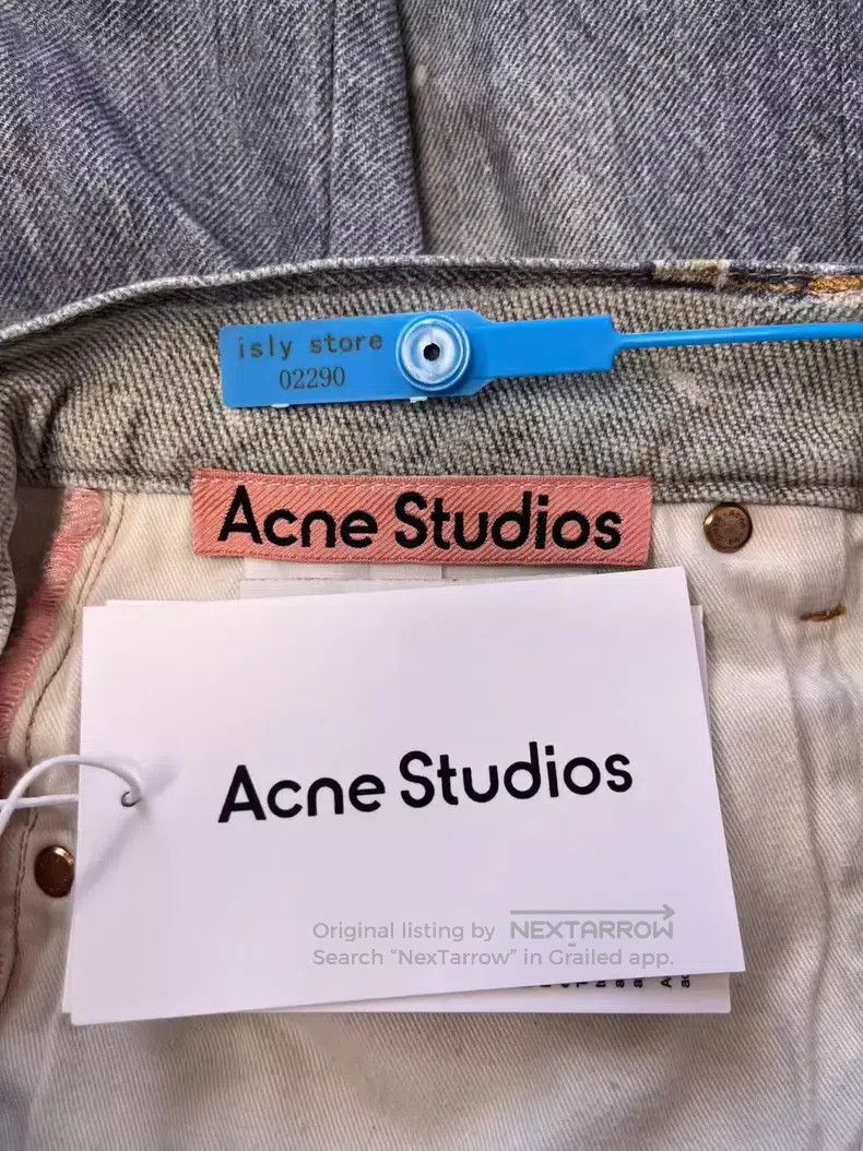 Acne Studios Acne Studios 3D Print Optical Illusion Straight Loose Fit Size US 30 / EU 46 - 3 Thumbnail