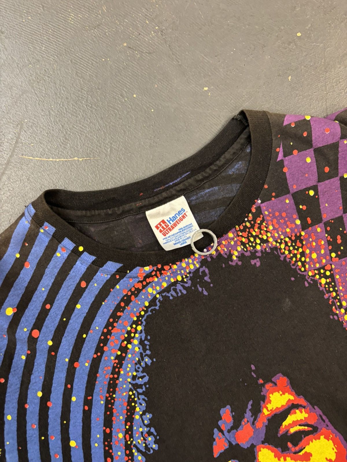 Vintage 1991 Jimmy Hendrix AOP Sun Moon Size US L / EU 52-54 / 3 - 2 Thumbnail