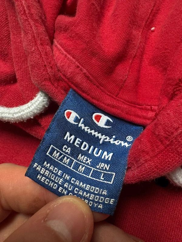Champion Champion hoodie red blue M Size US M / EU 48-50 / 2 - 4 Thumbnail