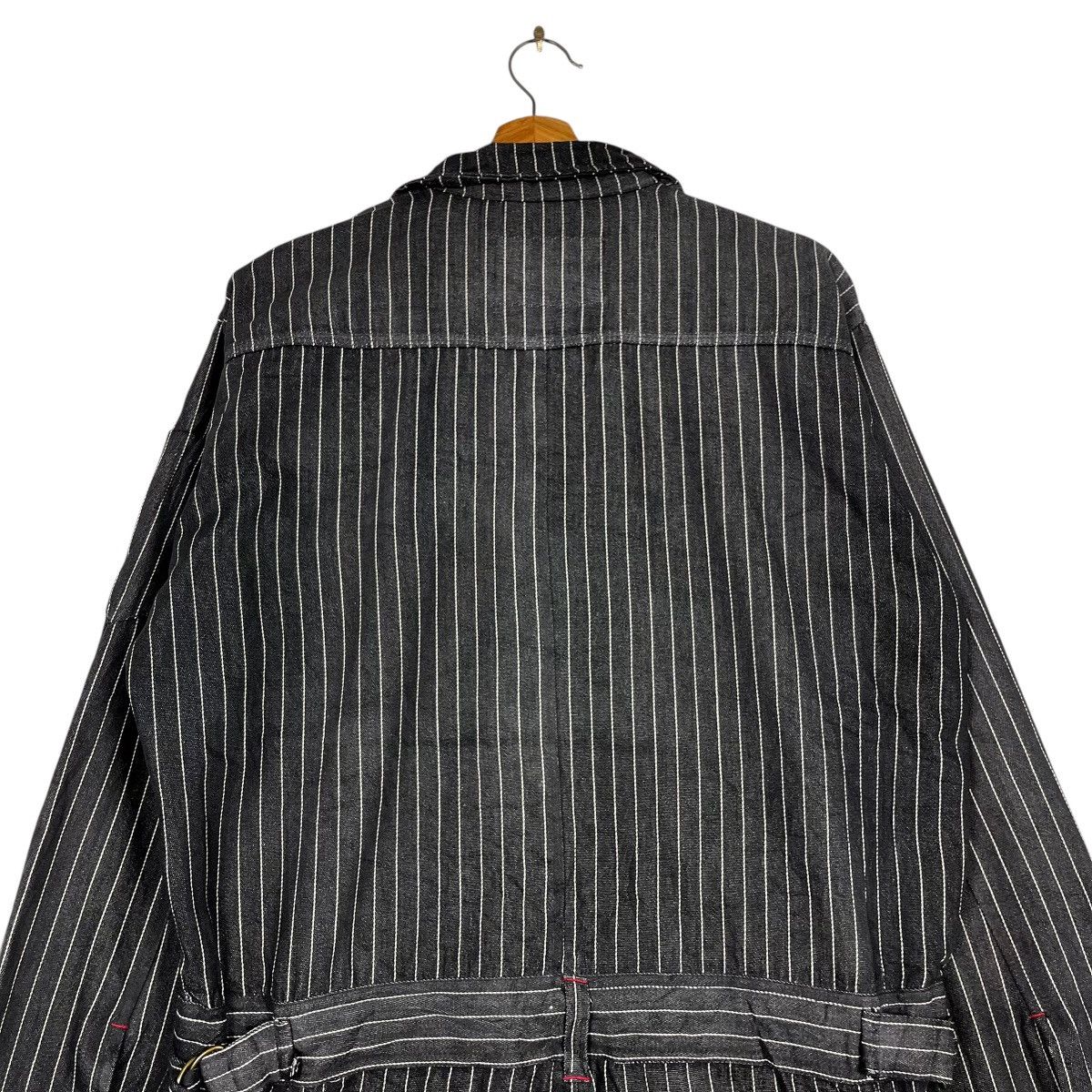 14th Addiction Vintage Gold Zack Style Workwear Hickory Stripe Overall Size US 36 / EU 52 - 9 Thumbnail