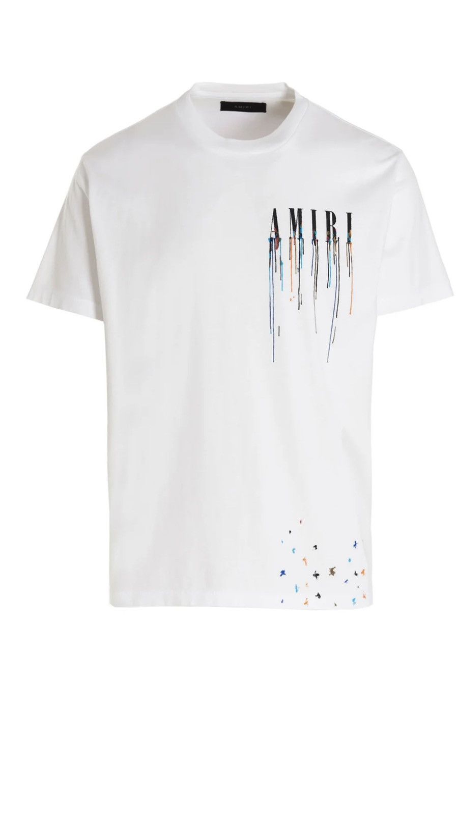 Amiri Paint Drip Logo Crewneck T-Shirt