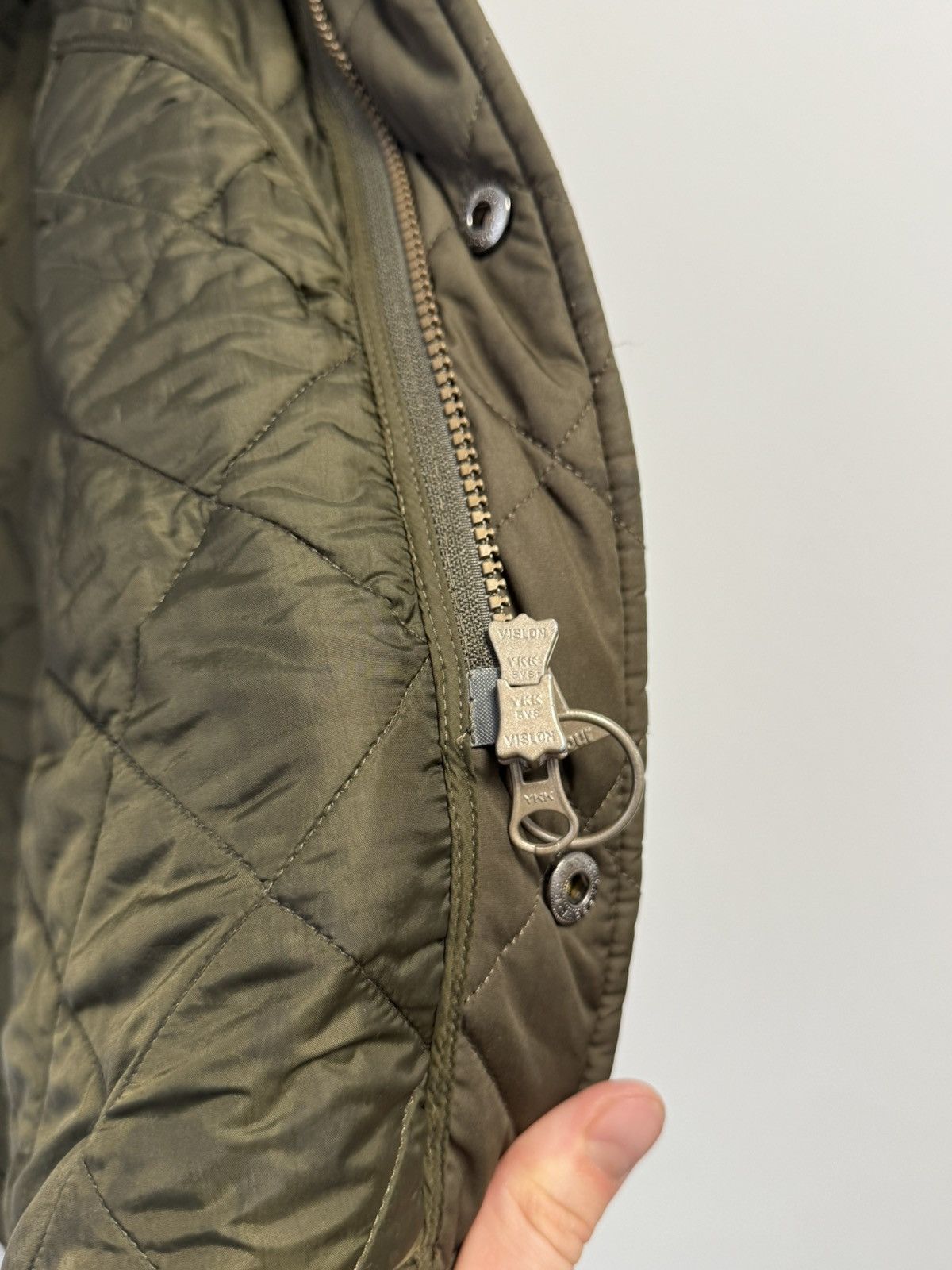 Barbour men's Barbour Chelsea Sportquilt Quilted Olive Field Jacket Size US XL / EU 56 / 4 - 14 Thumbnail