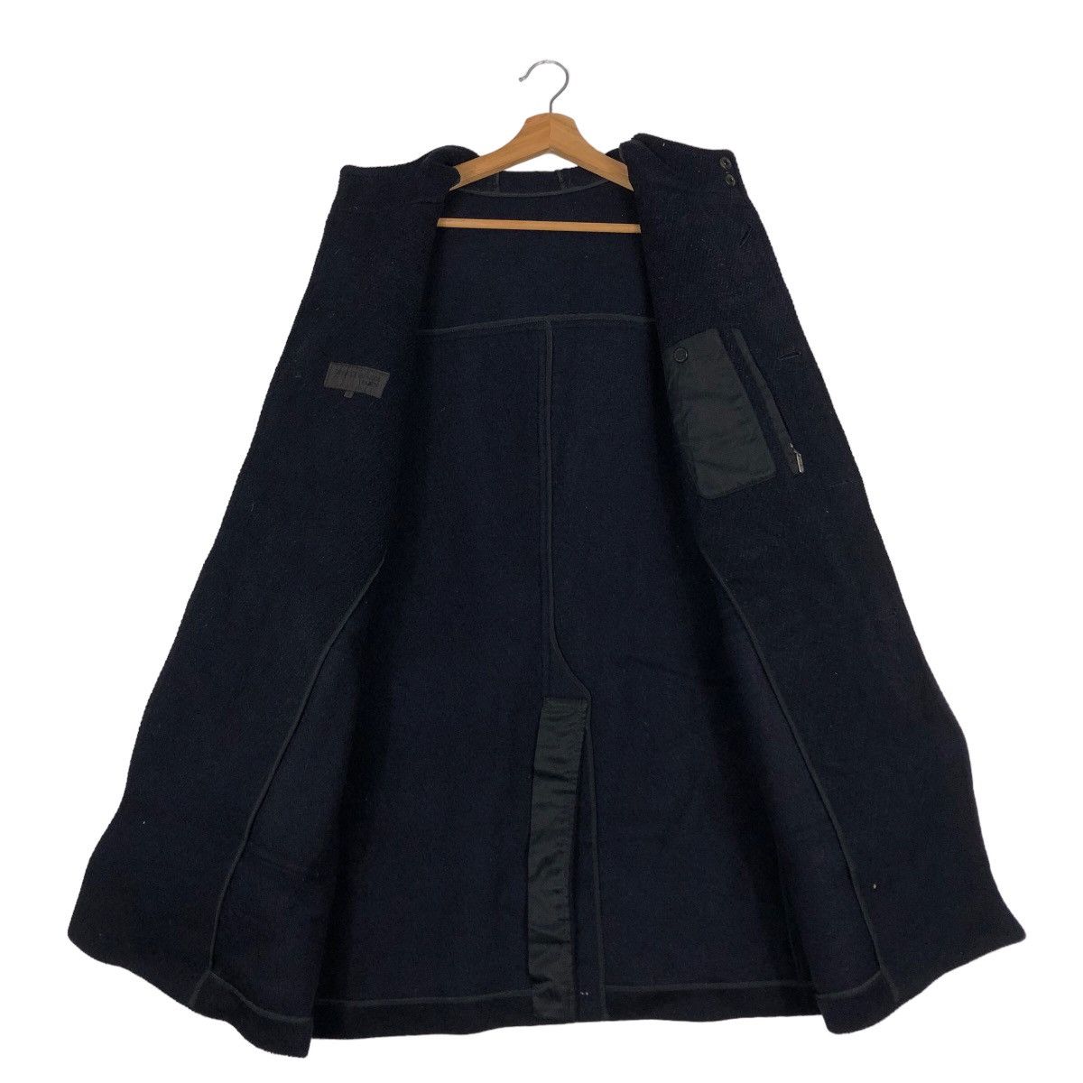 Comme Ca Ism 🔥Rich Black - Long Fly Coats Wool Jacket Comme Ca Ism Size US M / EU 48-50 / 2 - 12 Thumbnail