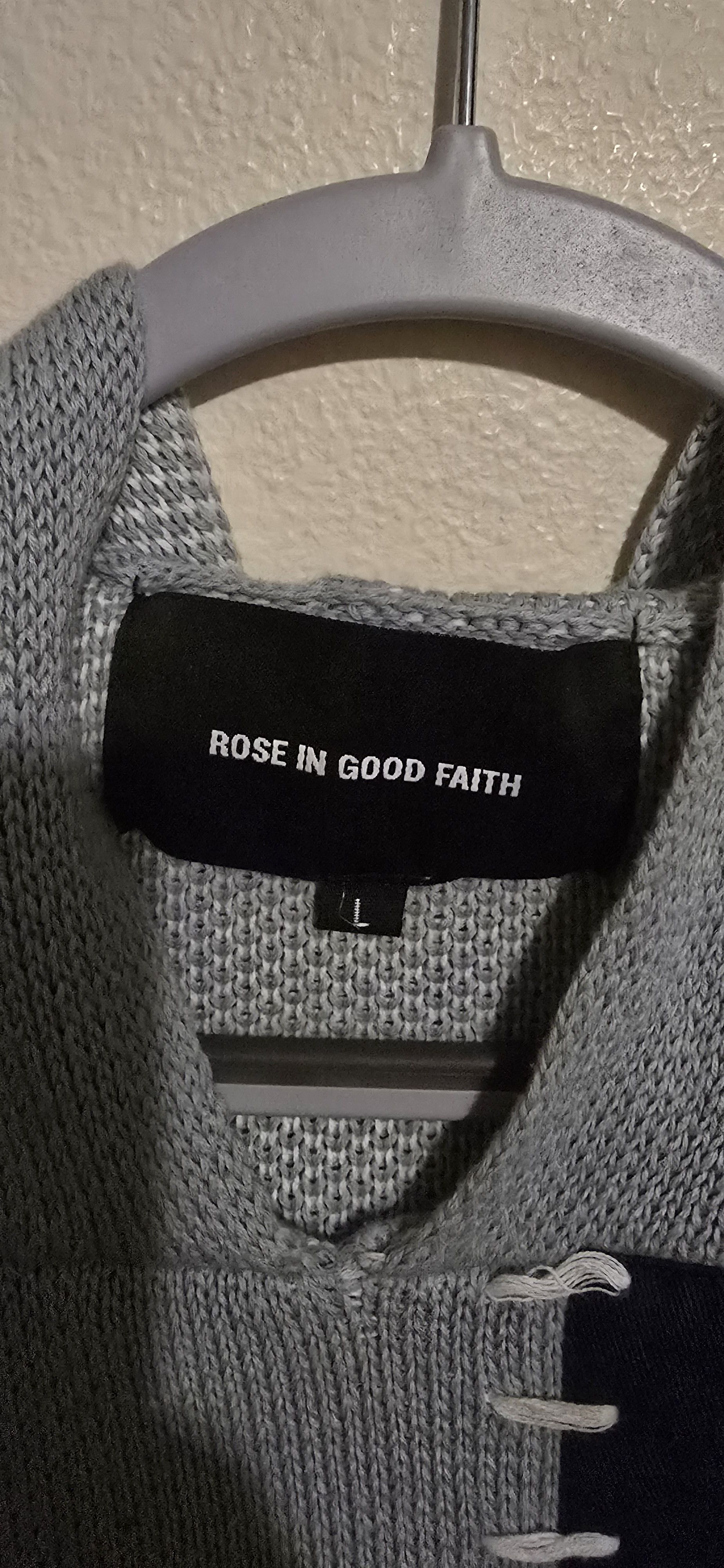 999 Club juice wrld rose in good faith sweater Size US L / EU 52-54 / 3 - 3 Thumbnail