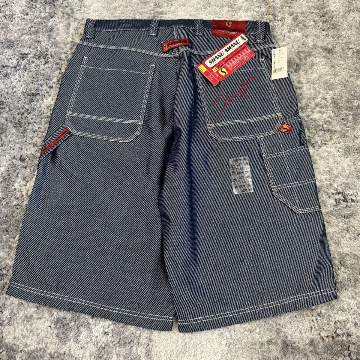 JNCO × Japanese Brand × Vintage Crazy Vintage y2k Shanu baggy front pocket carpenter rave Size US 36 / EU 52 - 1 Thumbnail