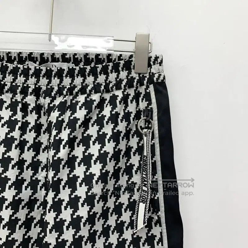 Dior Dior Black Houndstooth Pattern Casual Pants . Size 23" - 3 Thumbnail