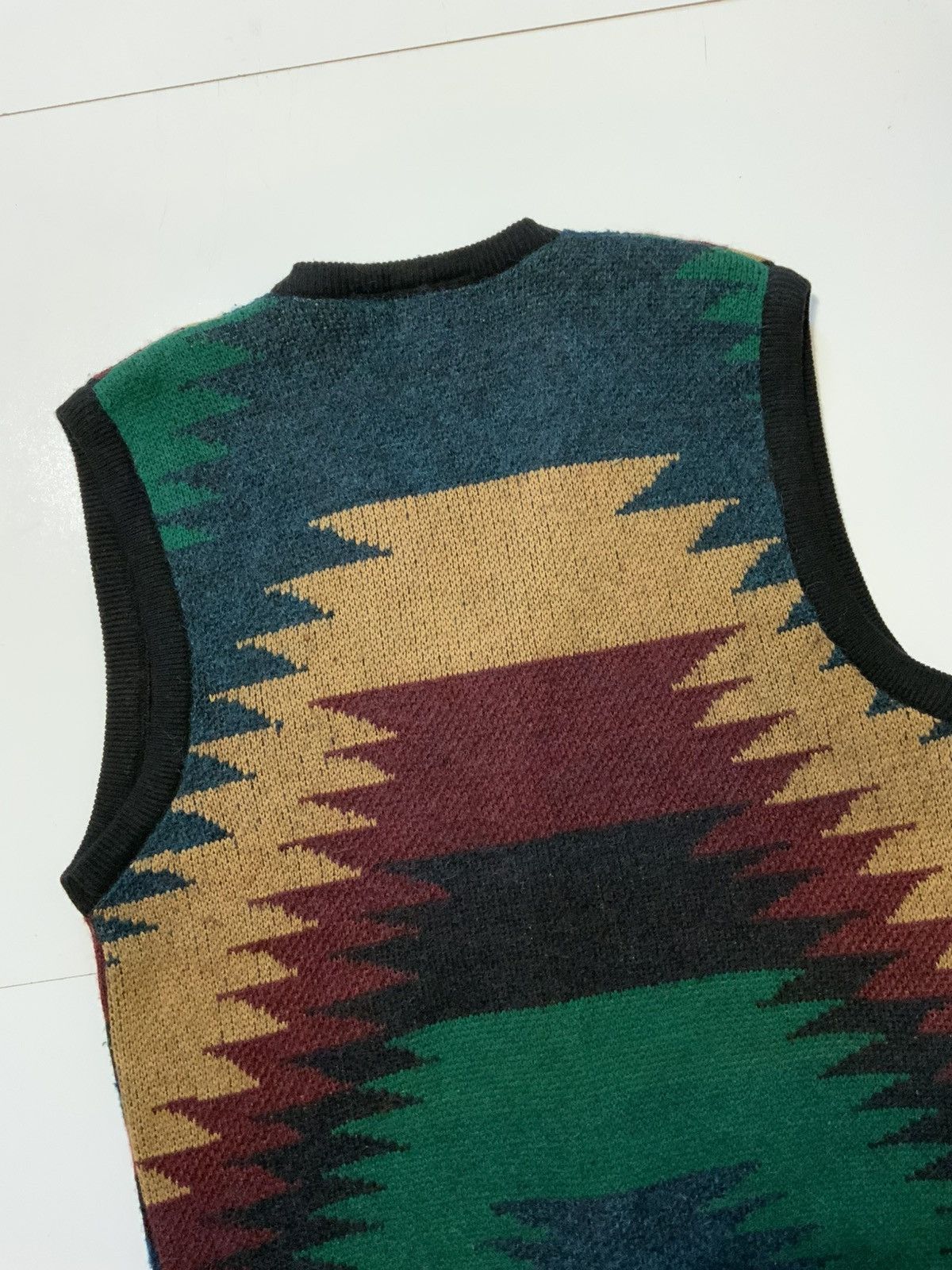 Vintage VTG BMAX Chimayo Mohair Wool Knit Cardigan Sweater Vest Size US M / EU 48-50 / 2 - 4 Thumbnail