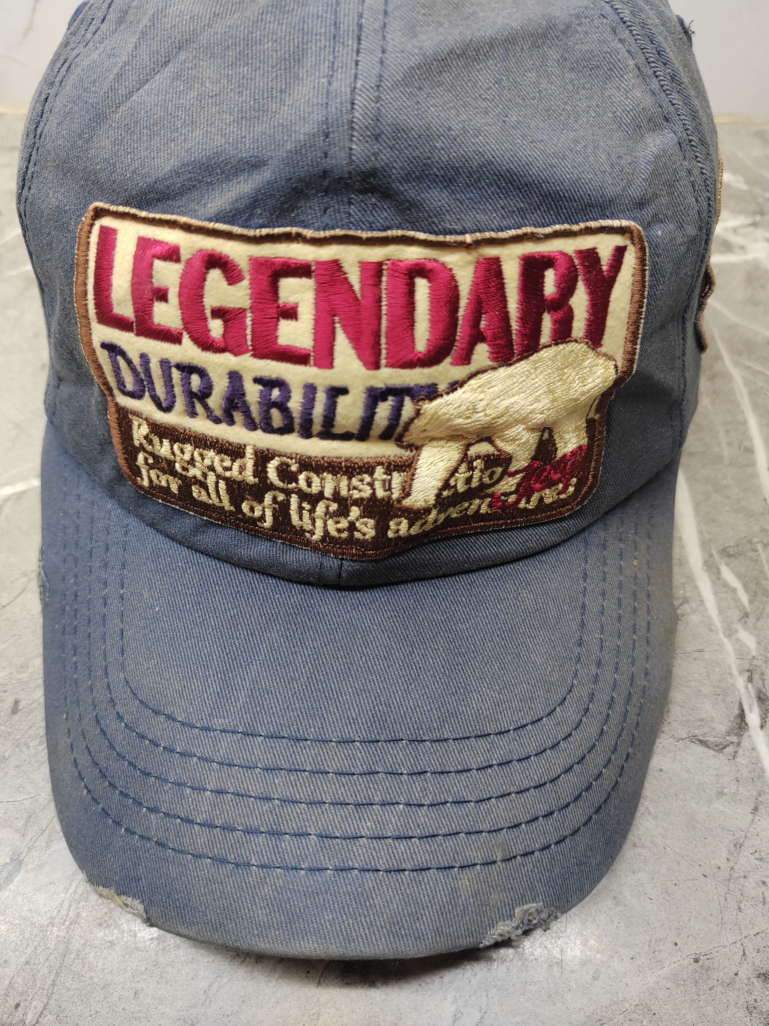 Jeep Vintage Jeep Distressed Style Cap Hat Size ONE SIZE - 3 Thumbnail