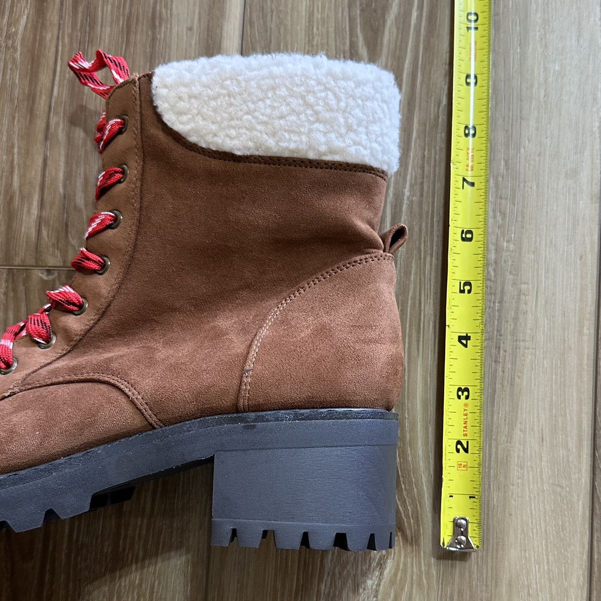 Other Lane Bryant Faux Shearling Suede Boots, Women’s 10 Size US 10 / IT 40 - 10 Thumbnail