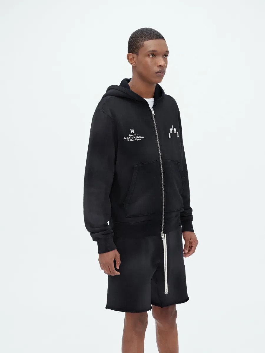 Amiri o1w1db11224 Zip Sweatshirt & Hoodie in Black Size US L / EU 52-54 / 3 - 3 Thumbnail