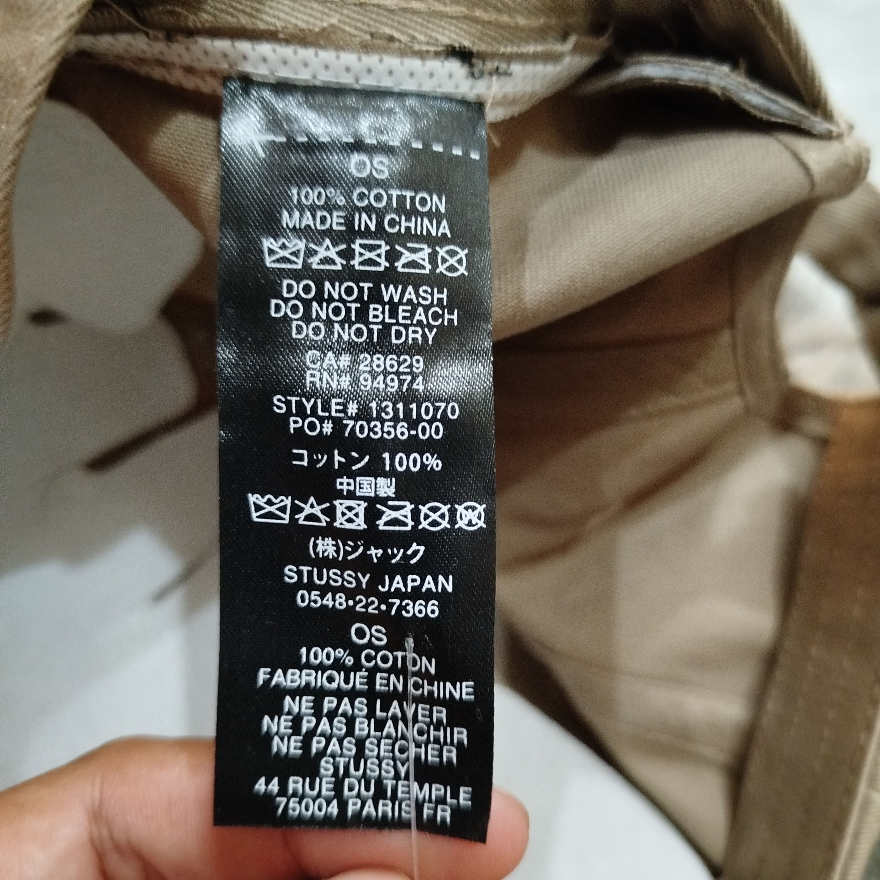 Stussy STUSSY BASIC STOCK LOW PRO CAP Size ONE SIZE - 5 Thumbnail