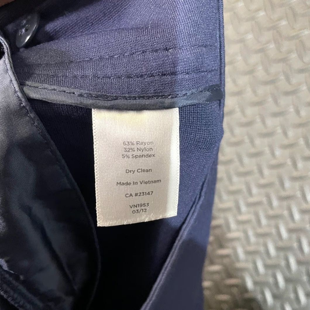 Talbots Talbots Navy Blue Flare Wide Leg High Rise Pull On Pants Women 6P Career Womens Petite Size 6P Wide Leg Pants Blue Talbots Career Women 6P Size 28" / US 6 / IT 42 - 5 Thumbnail