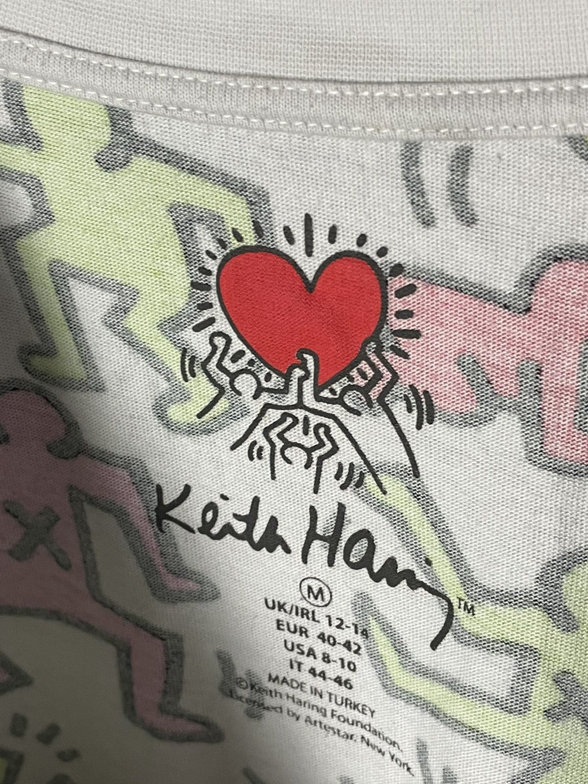 Designer × Keith Haring Rare ! Keith Haring x Joyrich Doodle oversized T-shirt Size US XXL / EU 58 / 5 - 7 Thumbnail