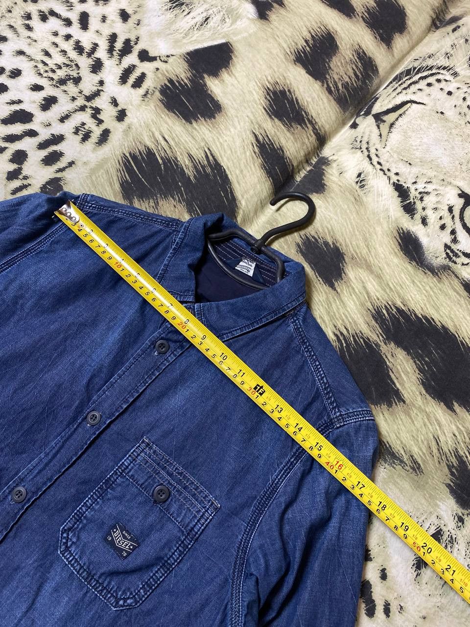 Diesel Diesel Dark Denim Long Sleeve button up. Used Size US L / EU 52-54 / 3 - 10 Thumbnail