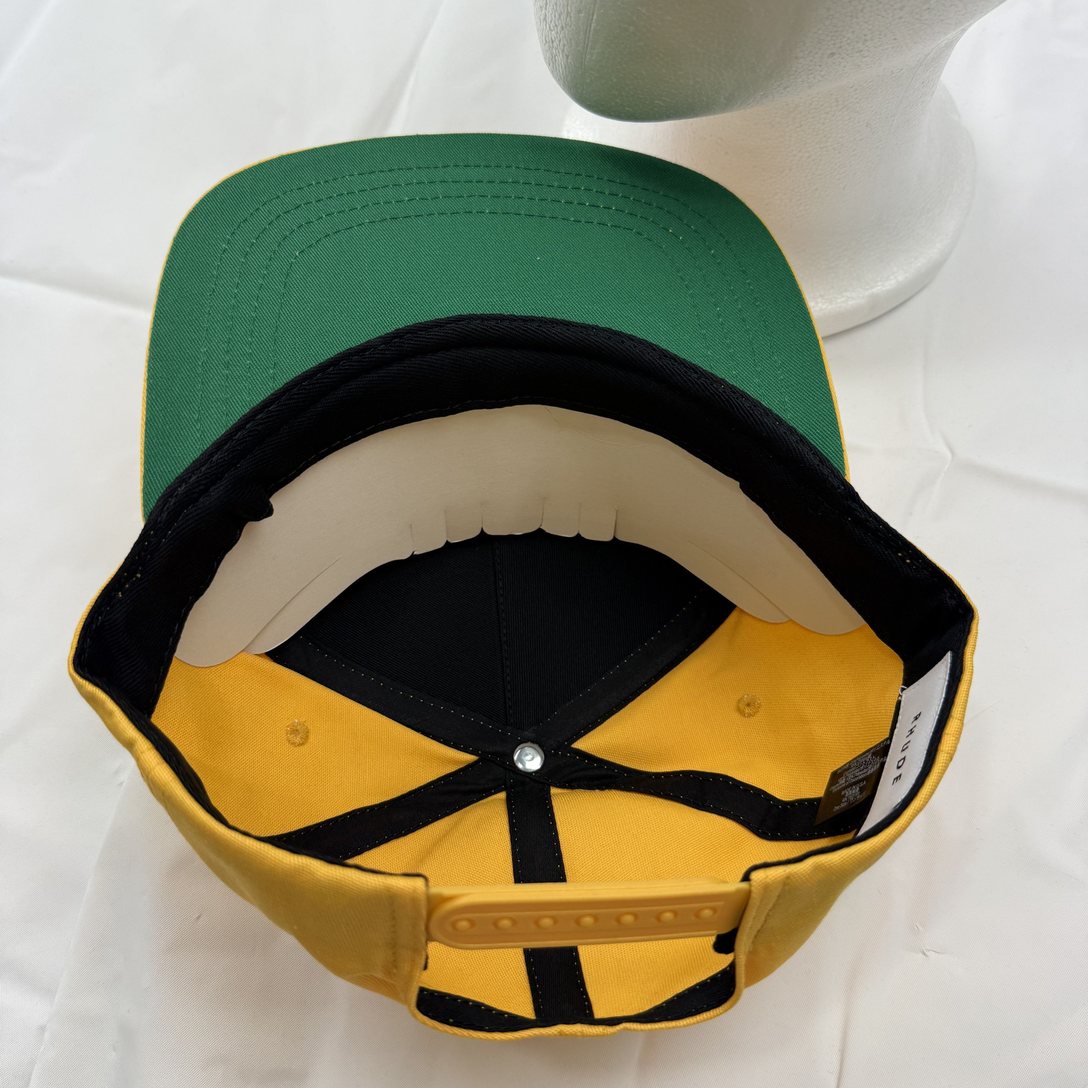 Rhude Rhude World Champions Snapback Hat Logo Made in USA Cap Size ONE SIZE - 10 Thumbnail