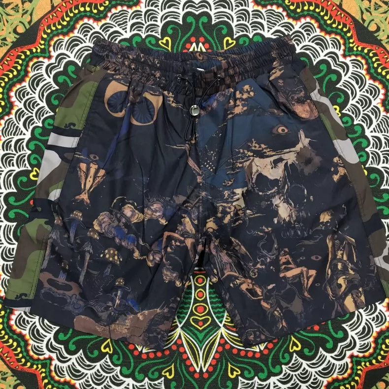 Givenchy Givenchy SizeL Old Flower + Pop Art Printed Shorts Size US 32 / EU 48 - 2 Thumbnail