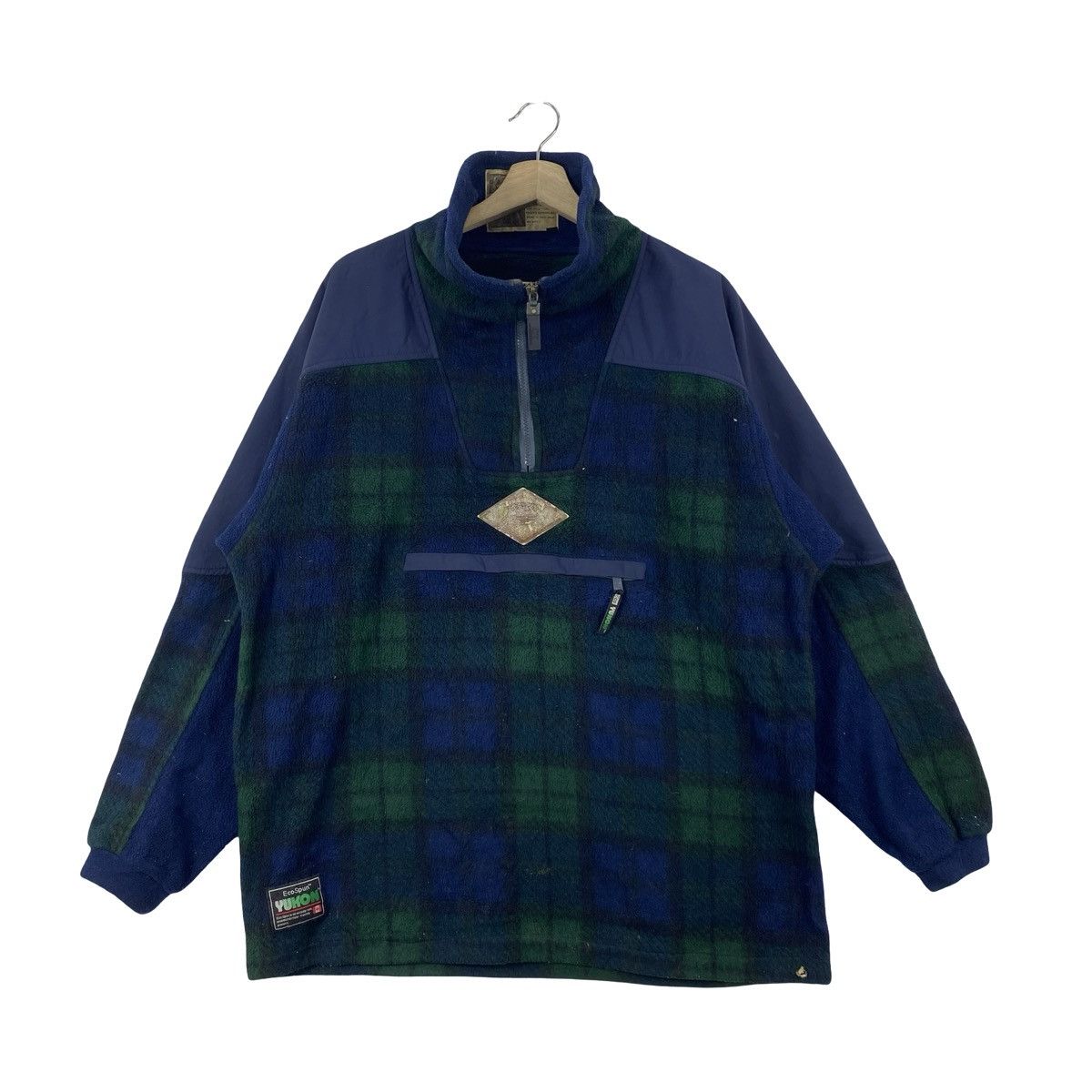 Camel Vintage CAMEL TROPHY ADVENTURE Wear Blackwatch Plaid Fleece Size US L / EU 52-54 / 3 - 1 Thumbnail