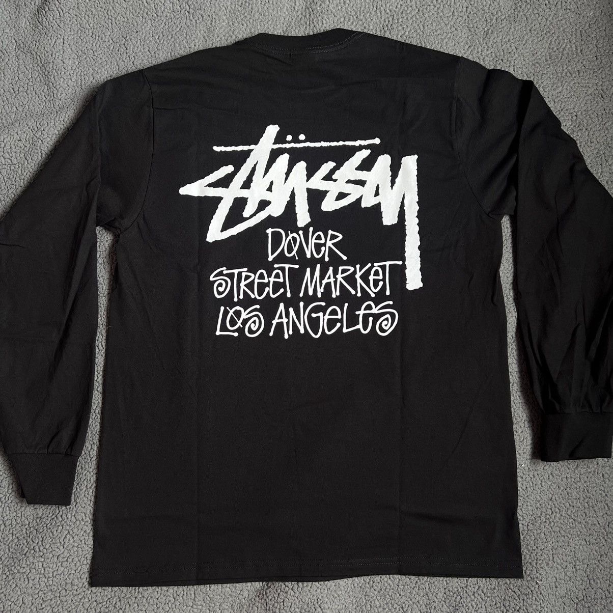 トップス Stussy Los Angeles LONG SLEEVE SHIRT Los Angeles Exclusive Stussy Long Sleeve T-shirt - Black