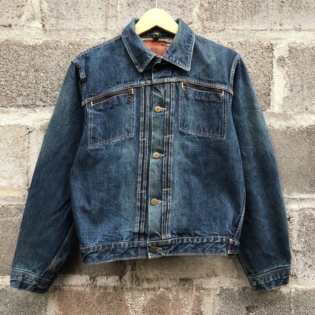 Japanese Brand × Pherrow's Pherrow's Japan Trucker Denim Jacket Zip Pocket Size US M / EU 48-50 / 2 - 1 Thumbnail
