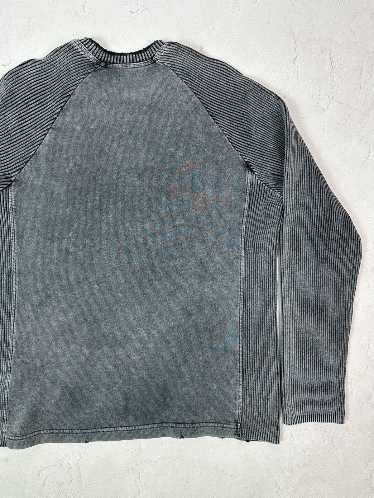 Vintage Vintage Diesel Style Ribbed Printed Sweater Size US L / EU 52-54 / 3 - 9 Thumbnail