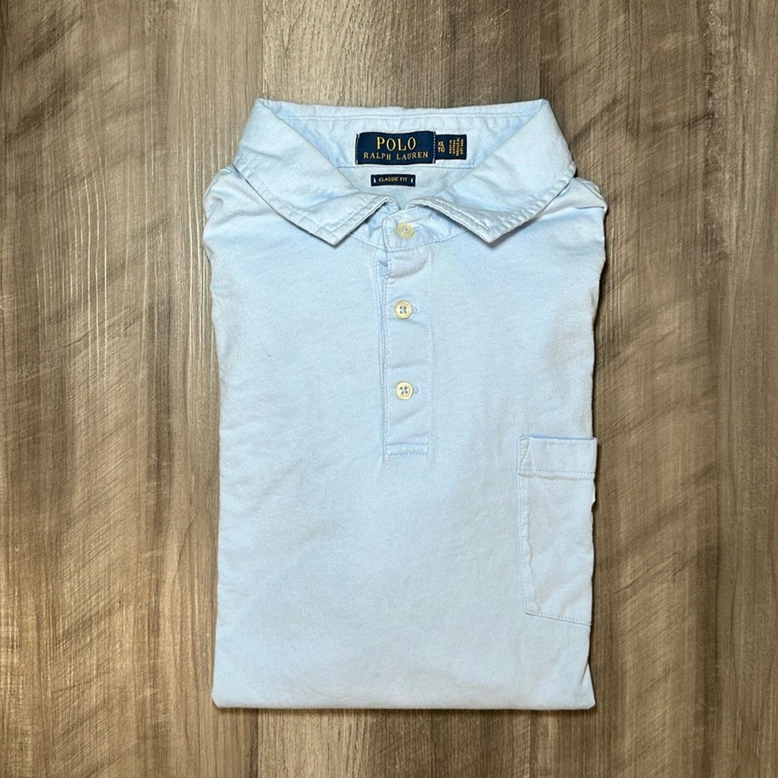 Polo Ralph Lauren Polo Ralph Lauren Classic Fit Pocket Polo - XL Size US XL / EU 56 / 4 - 1 Thumbnail