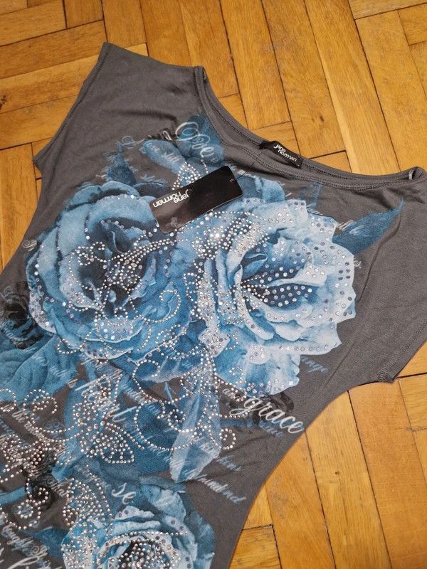 Hysteric Glamour vintage Jane Norman crystals y2k 2000s goth top Size XL / US 12-14 / IT 48-50 - 4 Thumbnail