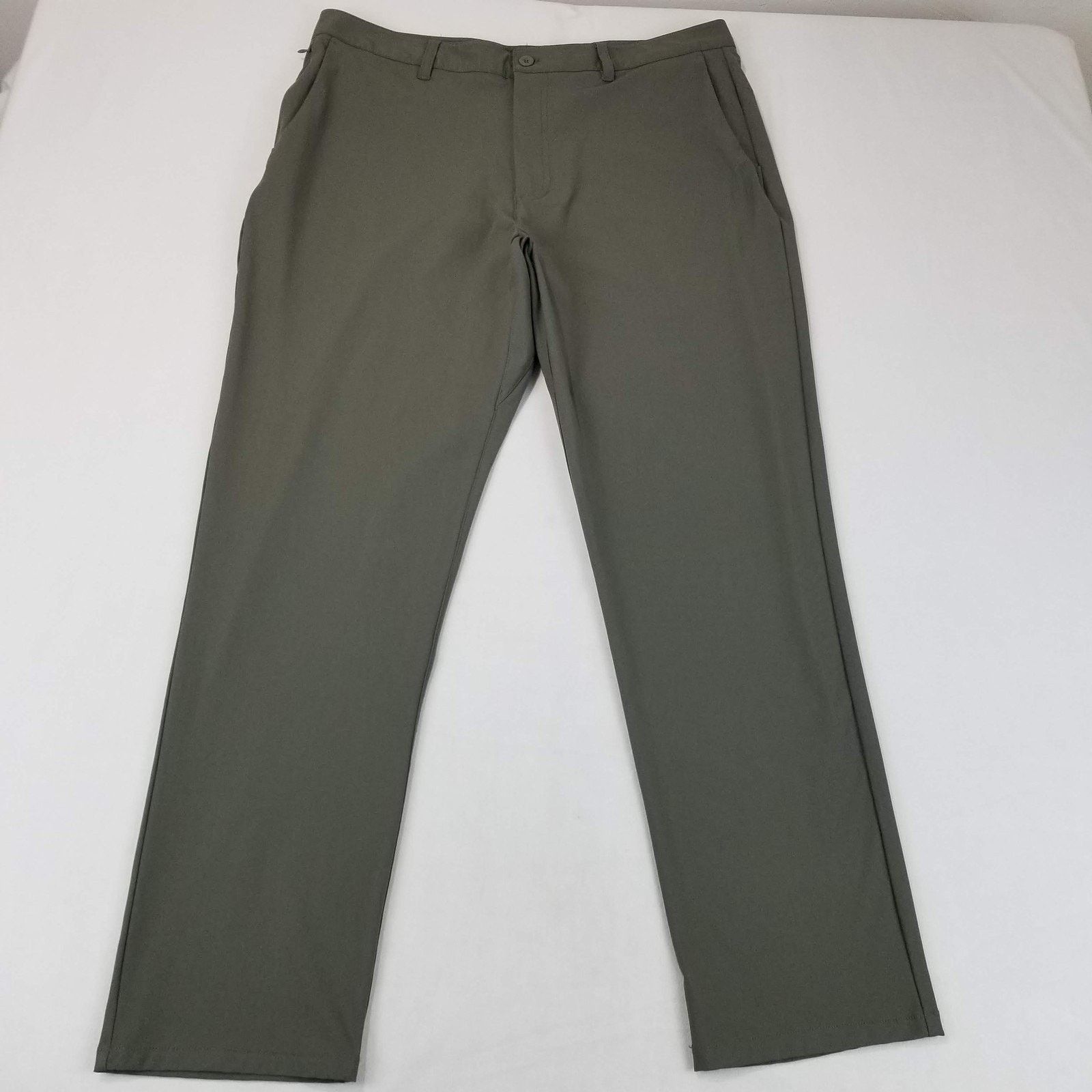 Other SKYR Pants Mens 36x30 Green Tricot Dynasty Slim Stretch Golf Size US 36 / EU 52 - 1 Thumbnail