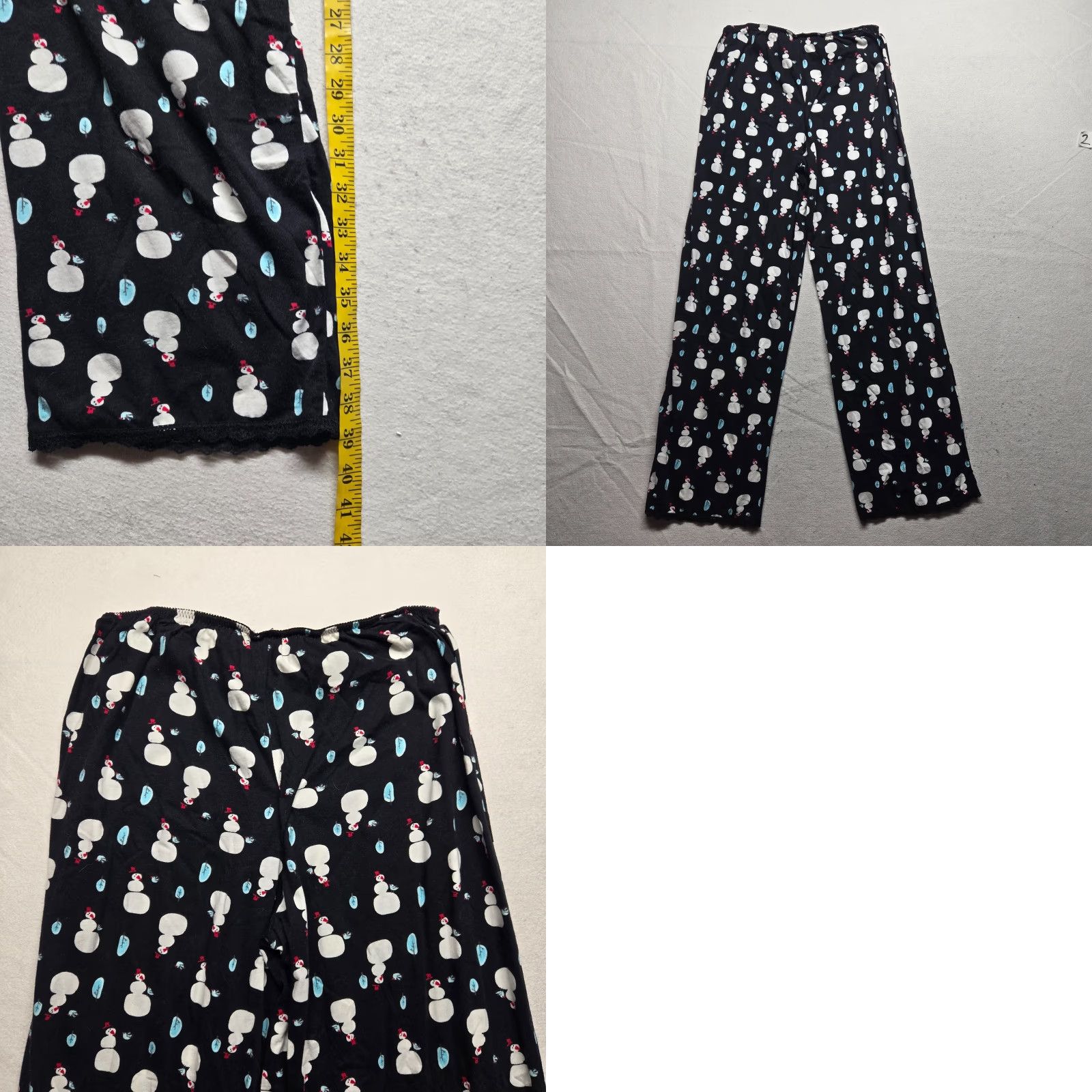 Vintage HUE Pajama Pants Shirt? Size 36" / US 14 / IT 50 - 8 Thumbnail
