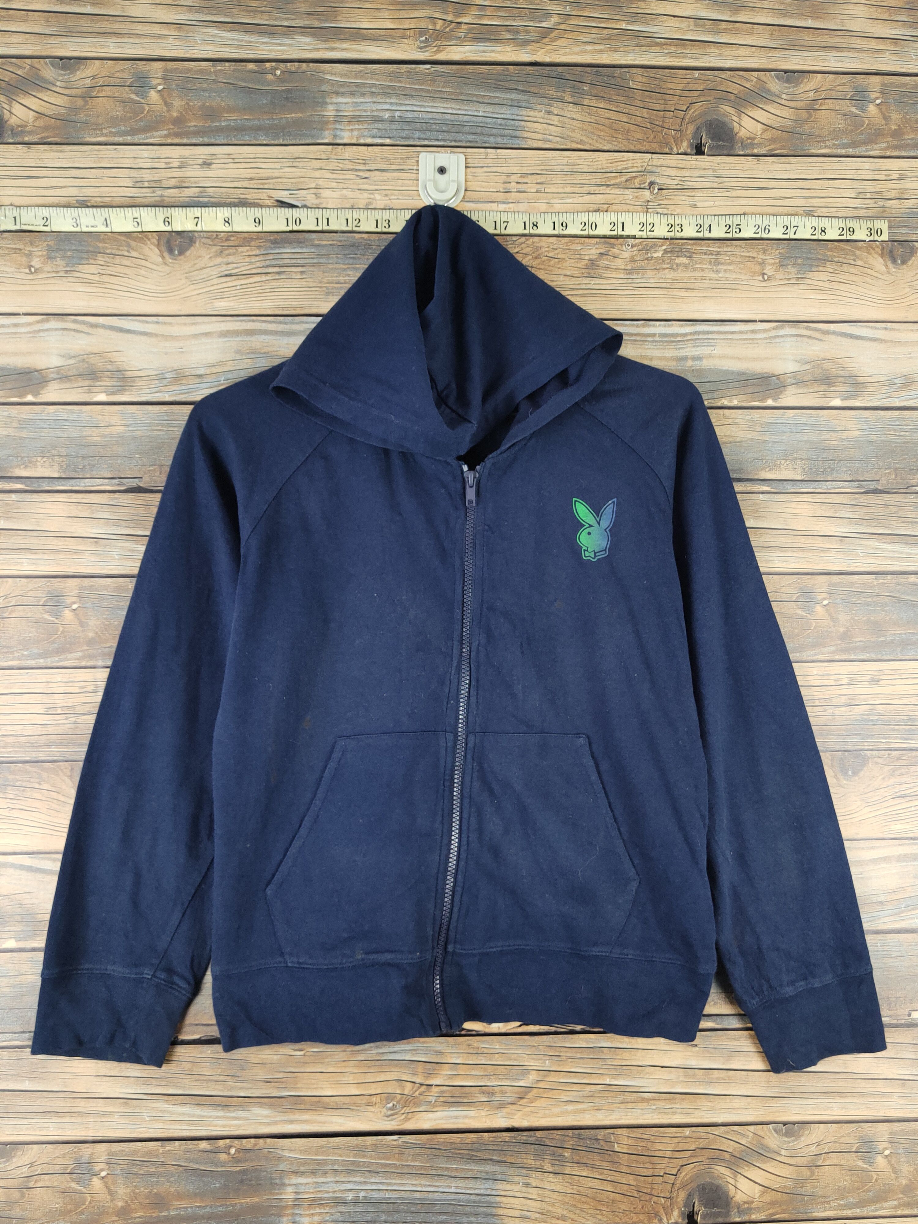 Playboy DL Playboy Navy Hoodie Sweaters #1400 Size M / US 6-8 / IT 42-44 - 1 Thumbnail
