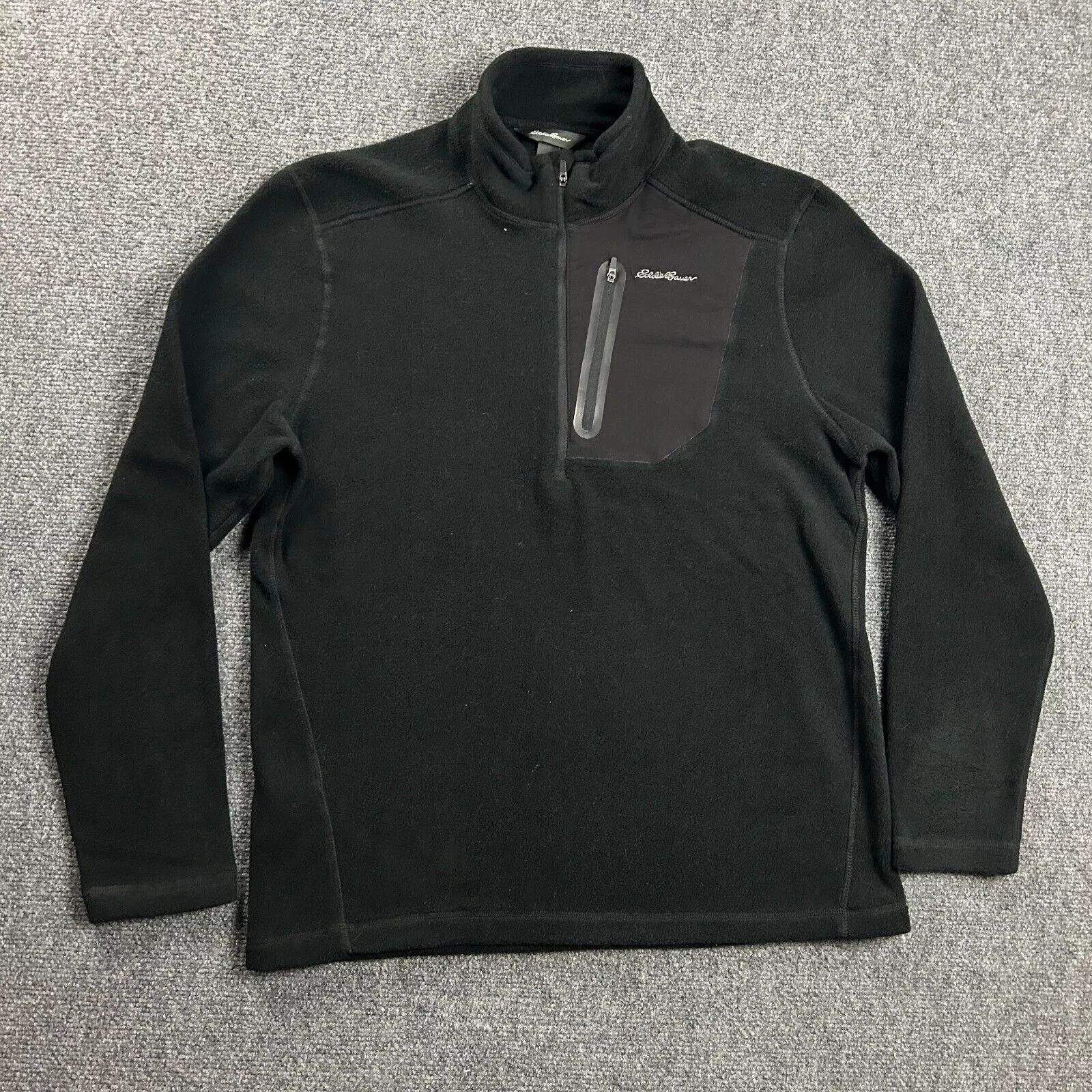 Eddie Bauer Eddie Bauer 1/4 Zip Pullover Mens Medium Black Fleece Adults Size US M / EU 48-50 / 2 - 1 Thumbnail