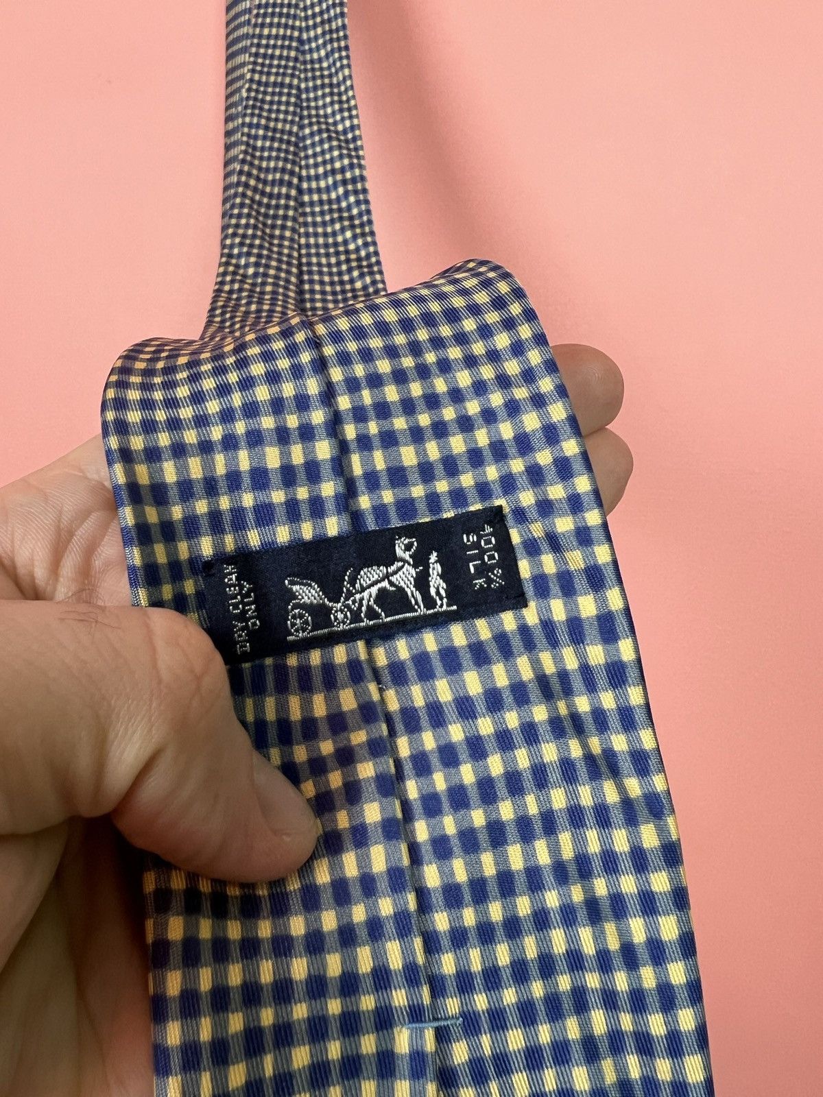 Hermes Hermes Italy vintage vtg rare tie silk luxury Size ONE SIZE - 5 Thumbnail