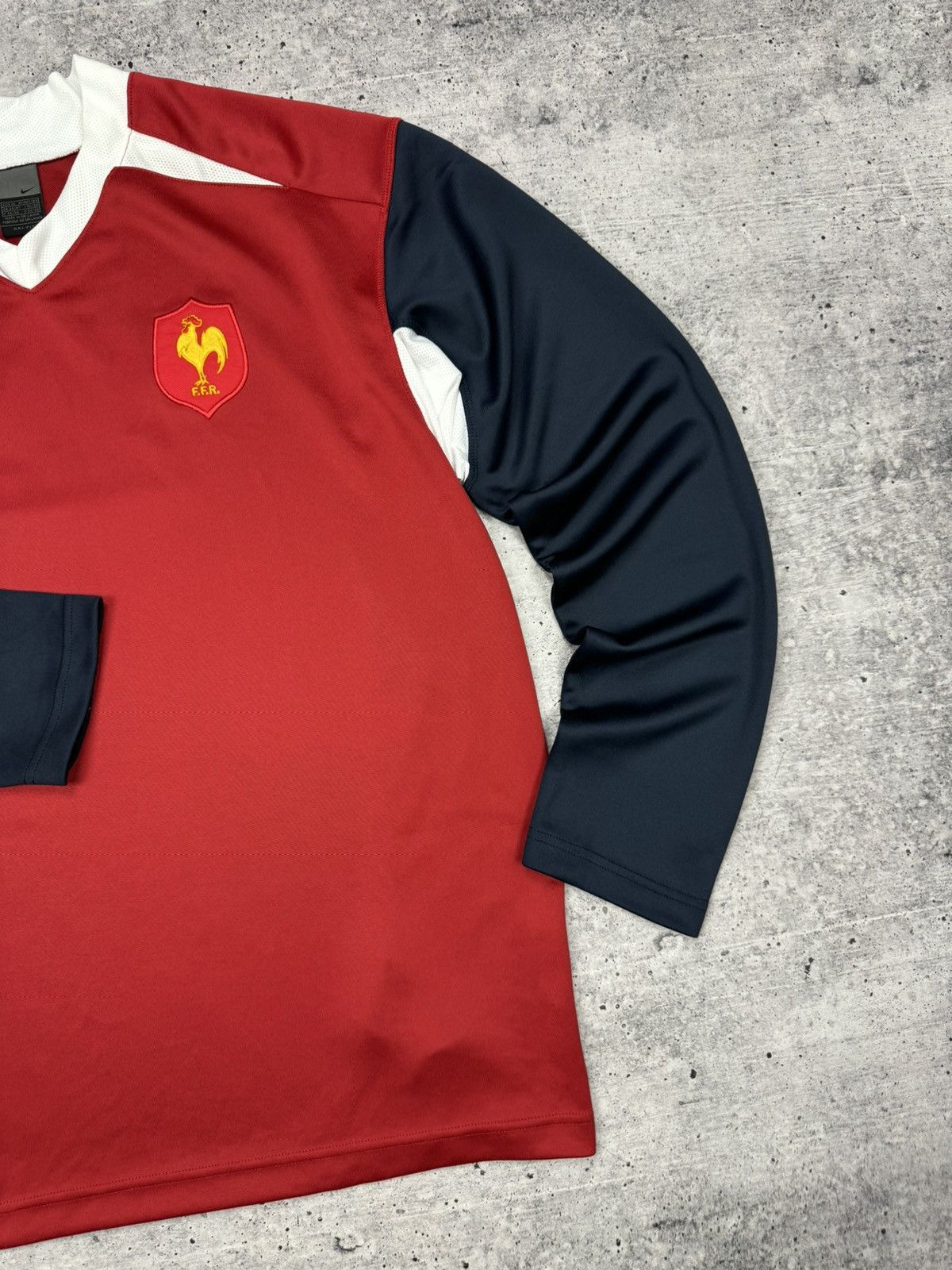 Nike × Vintage Vintage Nike Y2K 2004 France National Team Longsleeve Jersey Size US XL / EU 56 / 4 - 6 Thumbnail