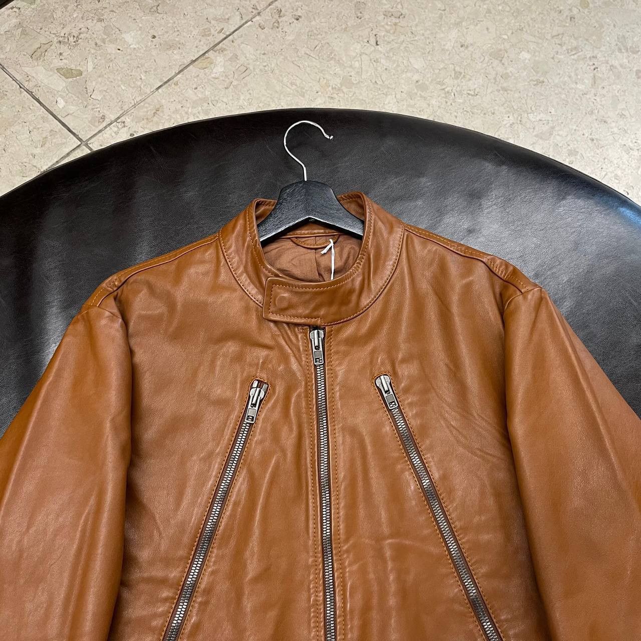 Maison Margiela 5 Zip Leather Jacket Size US L / EU 52-54 / 3 - 2 Thumbnail