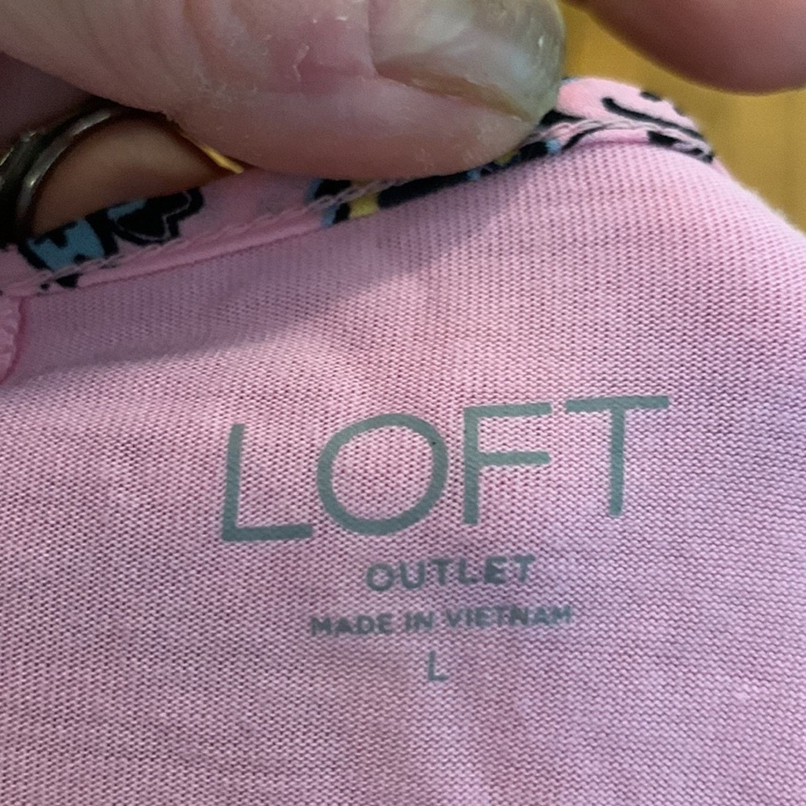 Loft LOFT pink floral sleeveless cami tank top Size L / US 10 / IT 46 - 7 Thumbnail