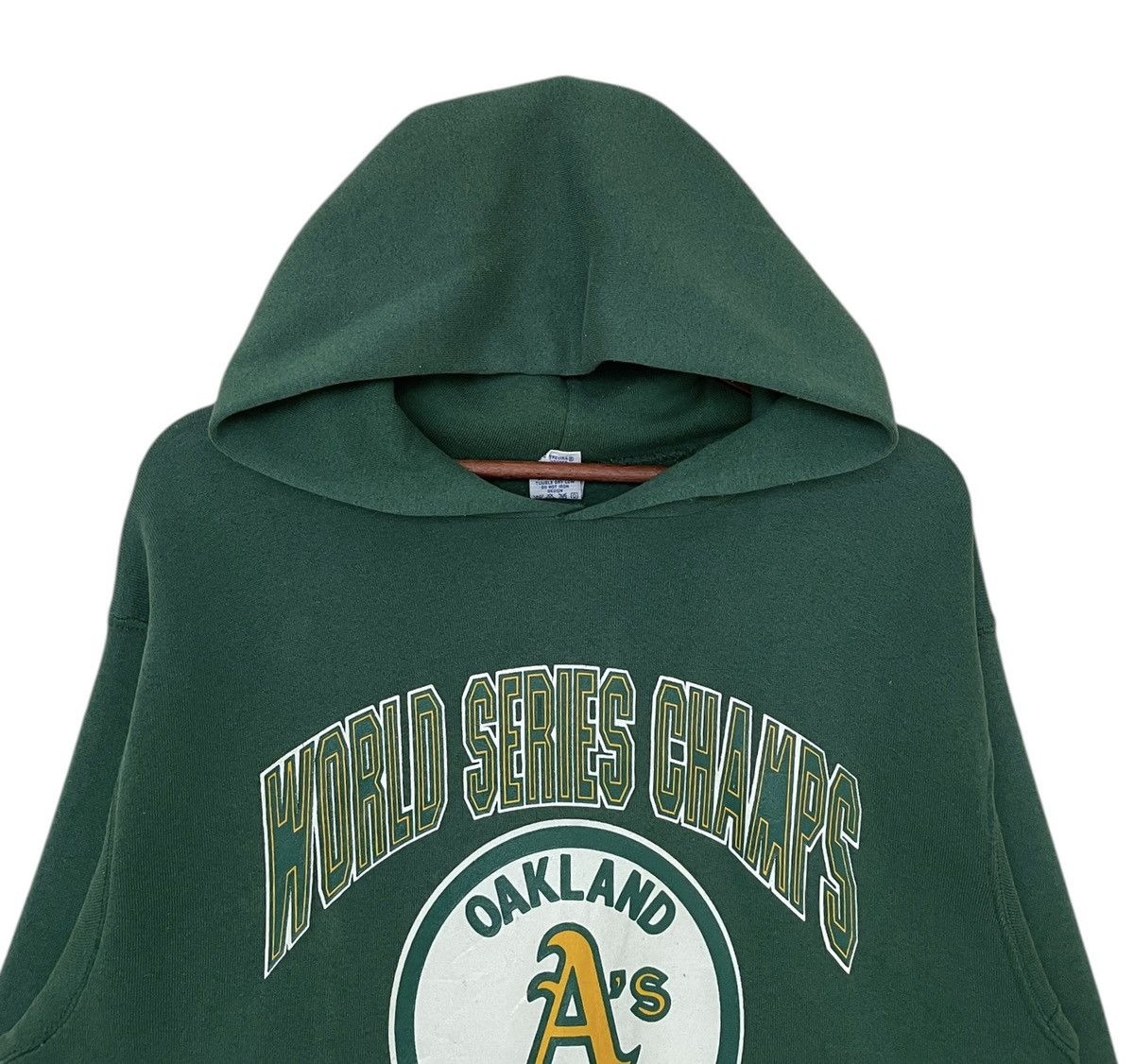 Vintage Vintage Baseball Team Oakland Atletics Hoodie 1990s Size US L / EU 52-54 / 3 - 3 Thumbnail