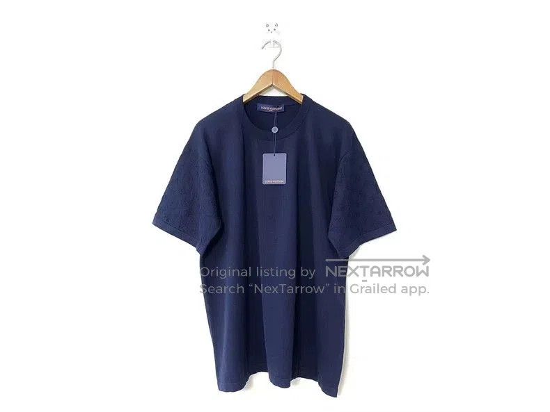 Louis Vuitton Louis Vuitton Blue Monogram Knit Short Sleeve. Size US L / EU 52-54 / 3 - 1 Thumbnail