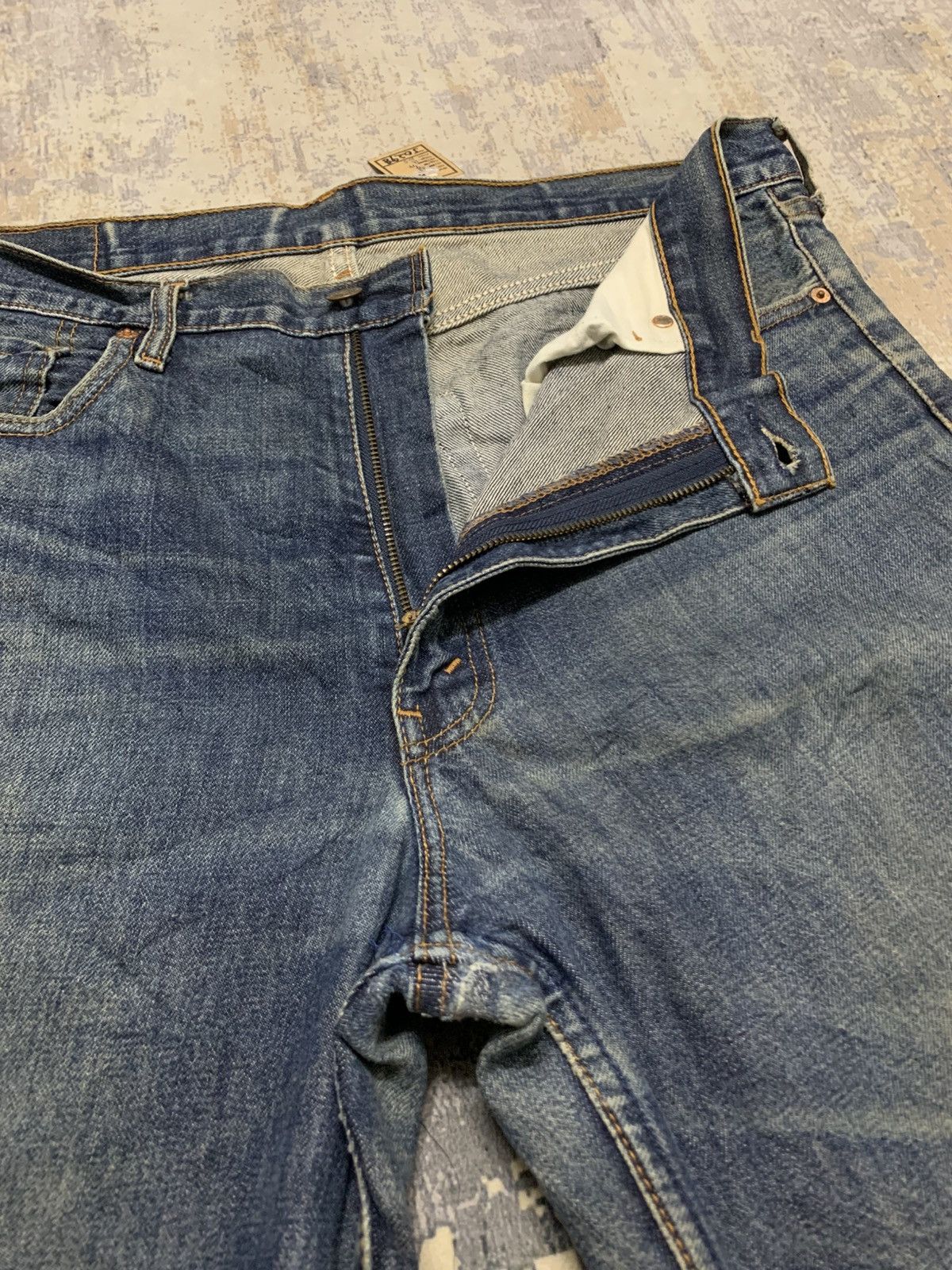 Levi's VTG 90s Levi’s 508 Straight Leg Denim Jeans Faded Wash 38x30 Size US 38 / EU 54 - 3 Thumbnail
